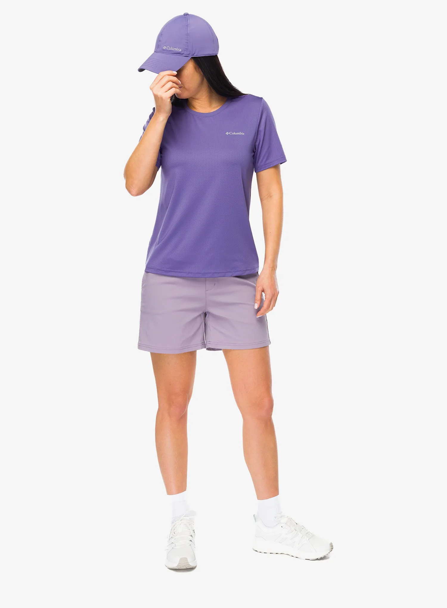 Ženska brzosušeća majica Columbia Wild Springs S/S - stormwatch