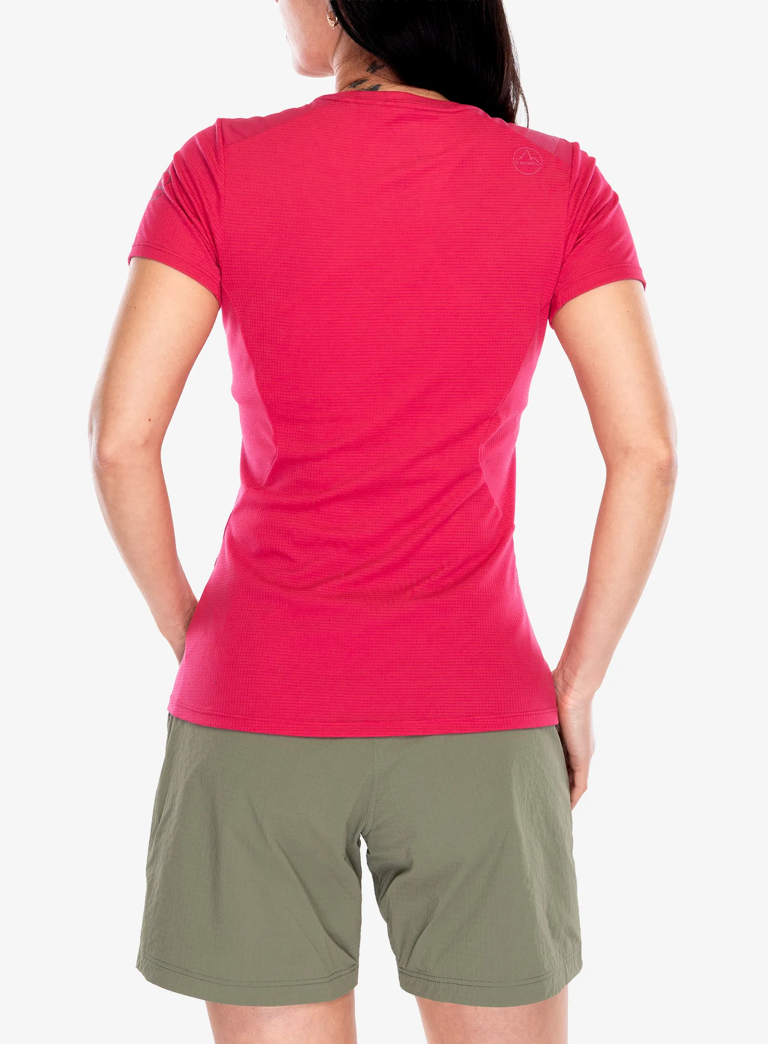 Ženska brzosušeća majica La Sportiva Ridge T-Shirt - azalea/redwood