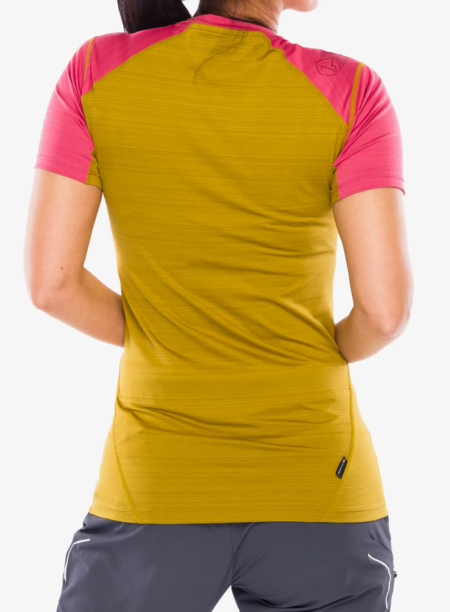Ženska brzosušeća majica La Sportiva Sunfire T-Shirt - savana/rosebay