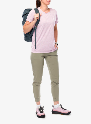 Ženska brzosušeća majica Patagonia Cap Cool Daily Shirt Cloud Crag - quiet violet