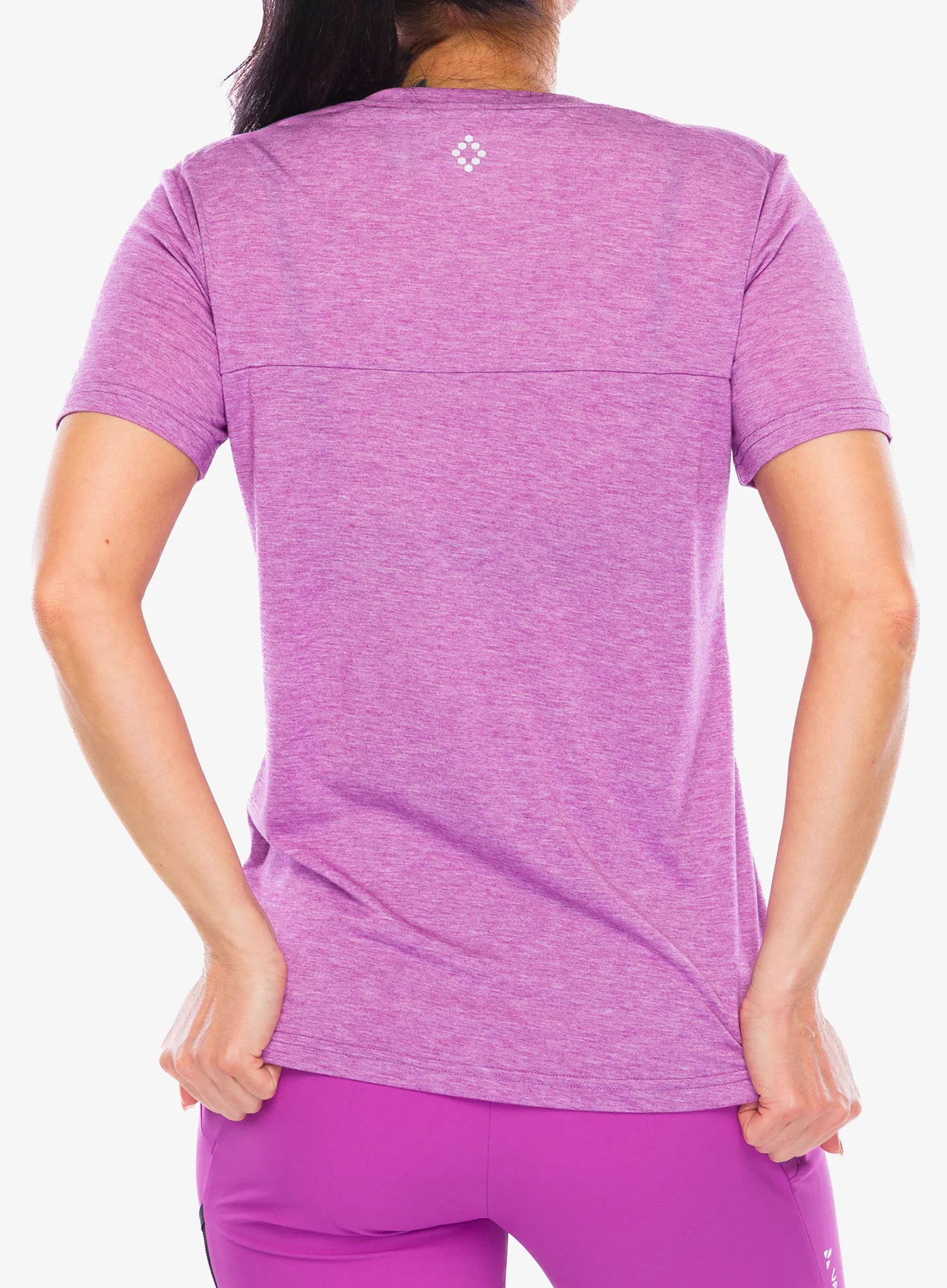 Ženska brzosušeća majica Vaude Skomer Print T-Shirt III - magenta