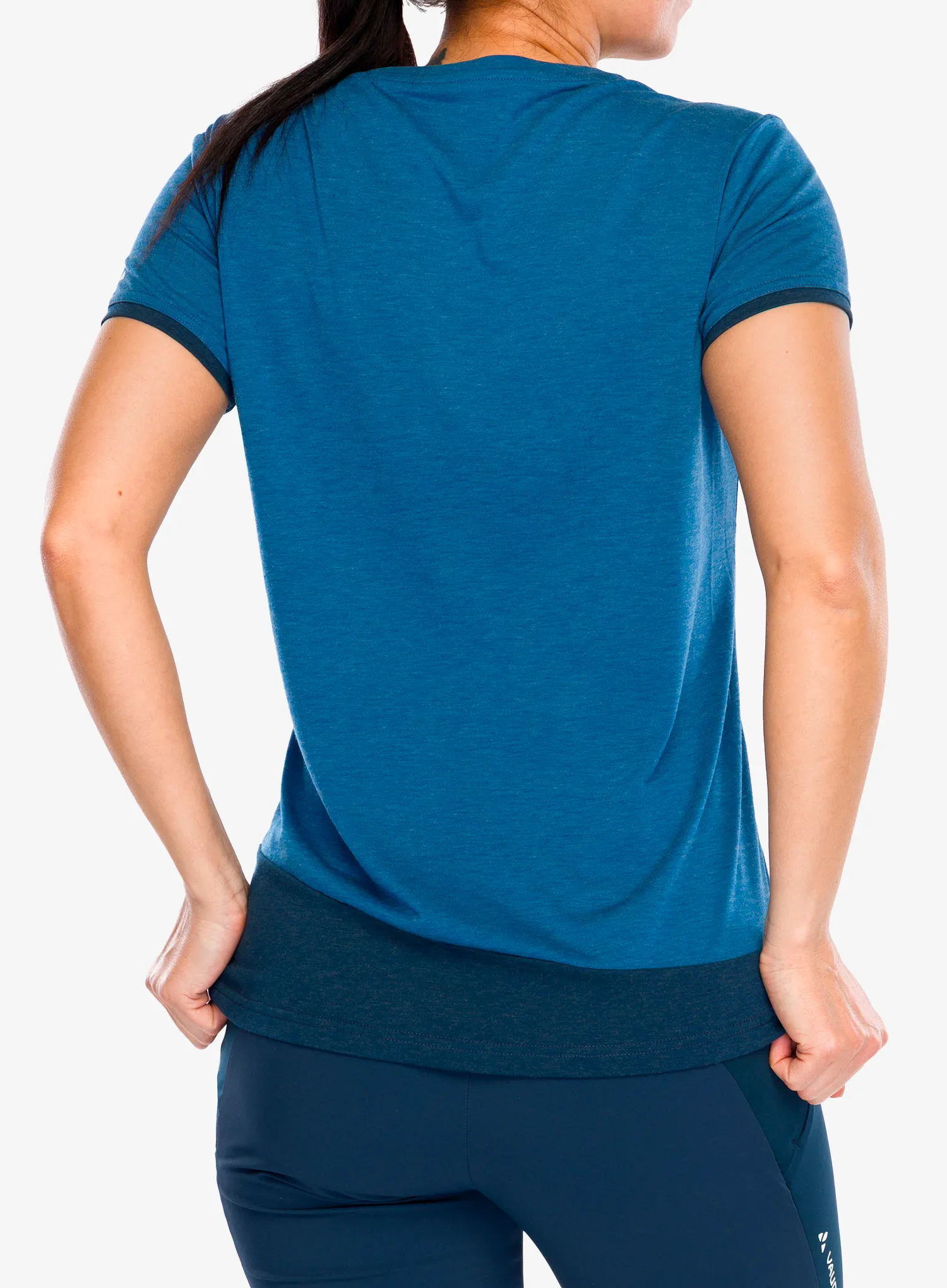 Ženska brzosušeća majica Vaude Sveit Shirt - shore blue