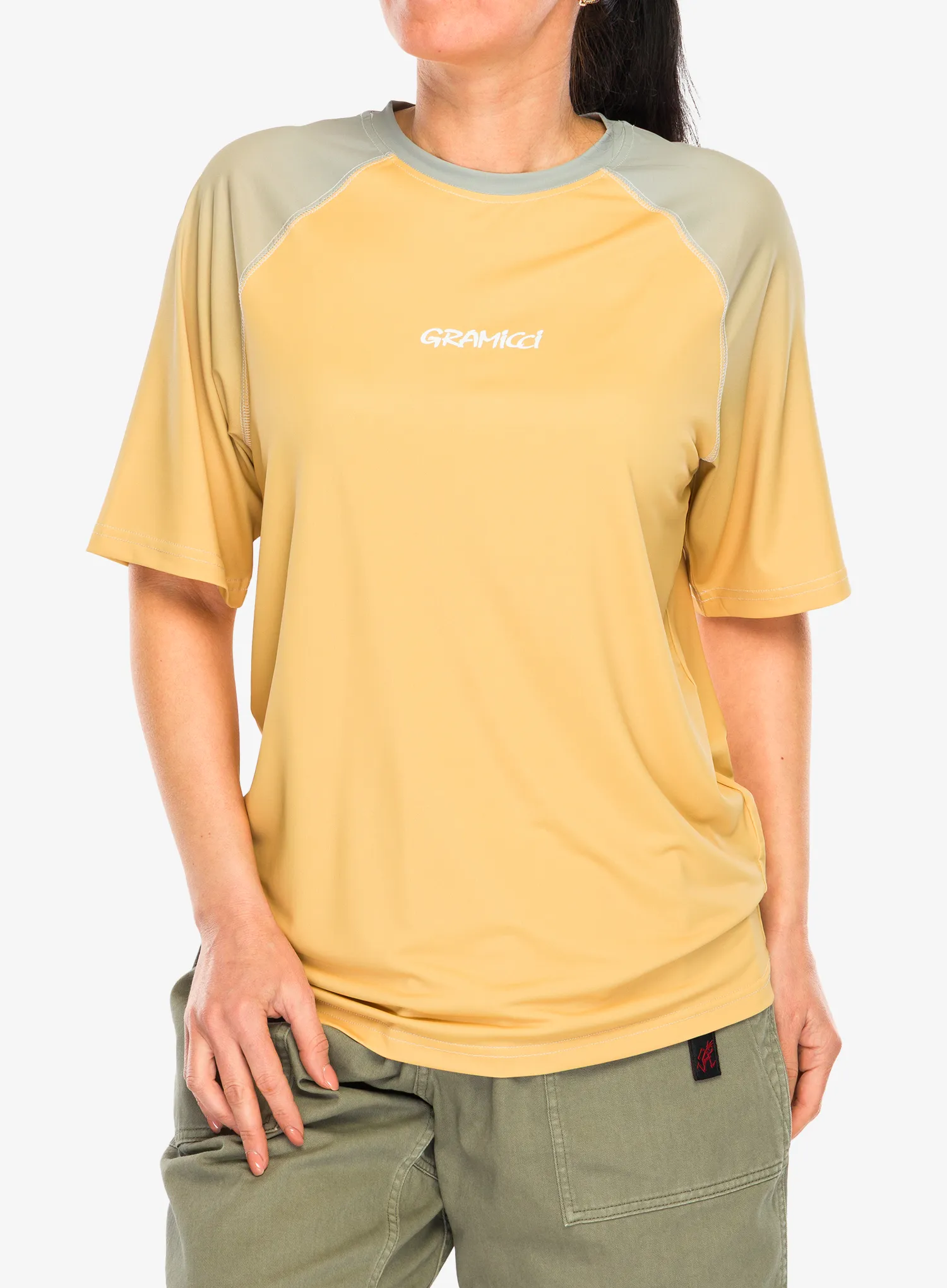 Brzosušeća majica Gramicci Upf-Shield Short Sleeve Top - sunlit
