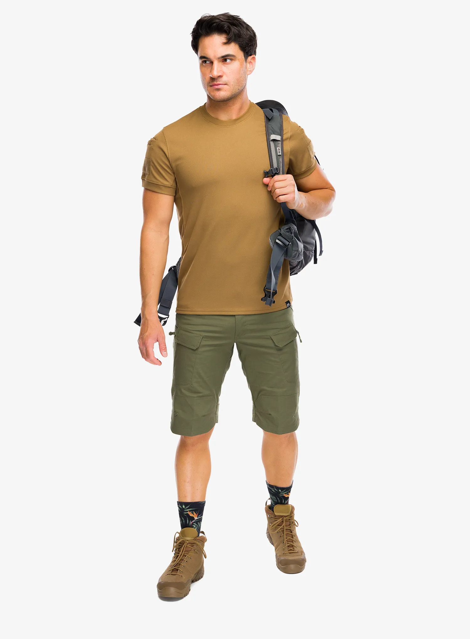Brzosušeća majica Helikon-Tex Tactical T-Shirt TopCool - coyote
