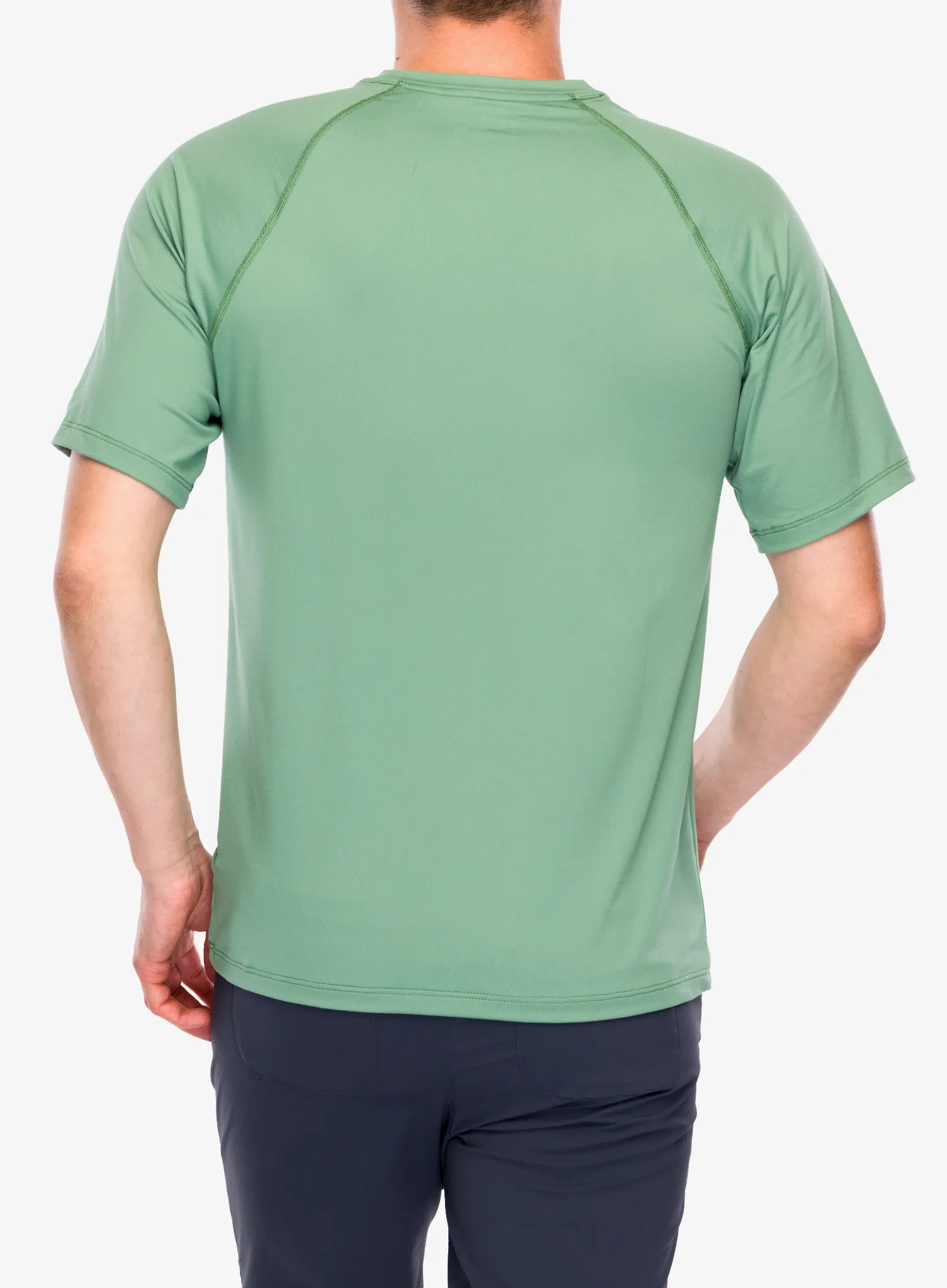 Brzosušeća majica Marmot Windridge Graphic S/S - agate green