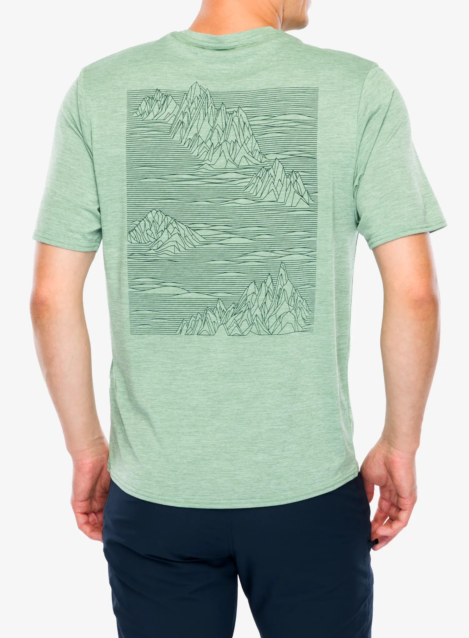 Brzosušeća majica Patagonia Cap Cool Daily Graphic Shirt - strataspire/ellwood green