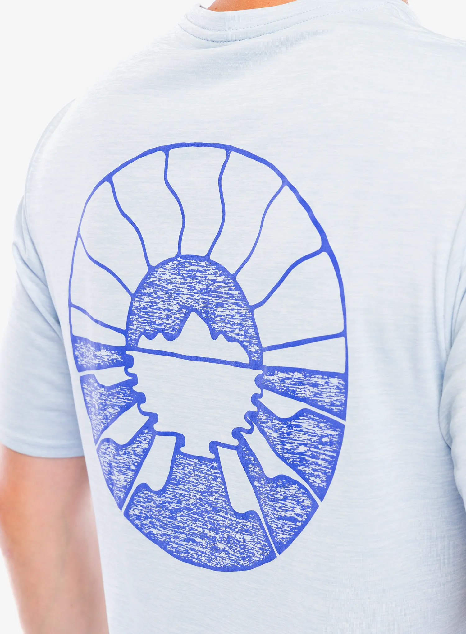 Brzosušeća majica Patagonia Cap Cool Daily Graphic Shirt Waters - forgotten island/fleck blue