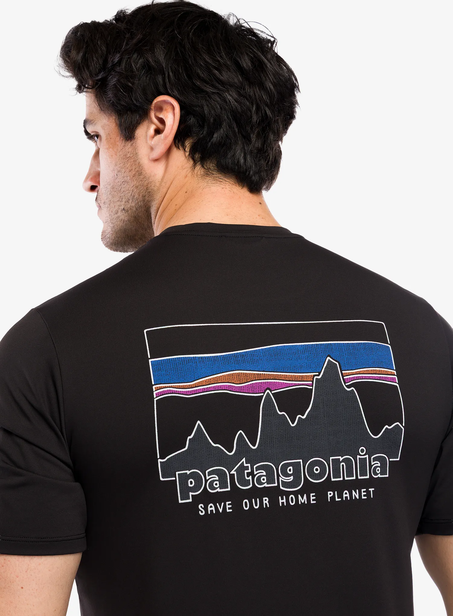 Brzosušeća majica Patagonia Cap Cool Daily Shirt 73 Skyline - black