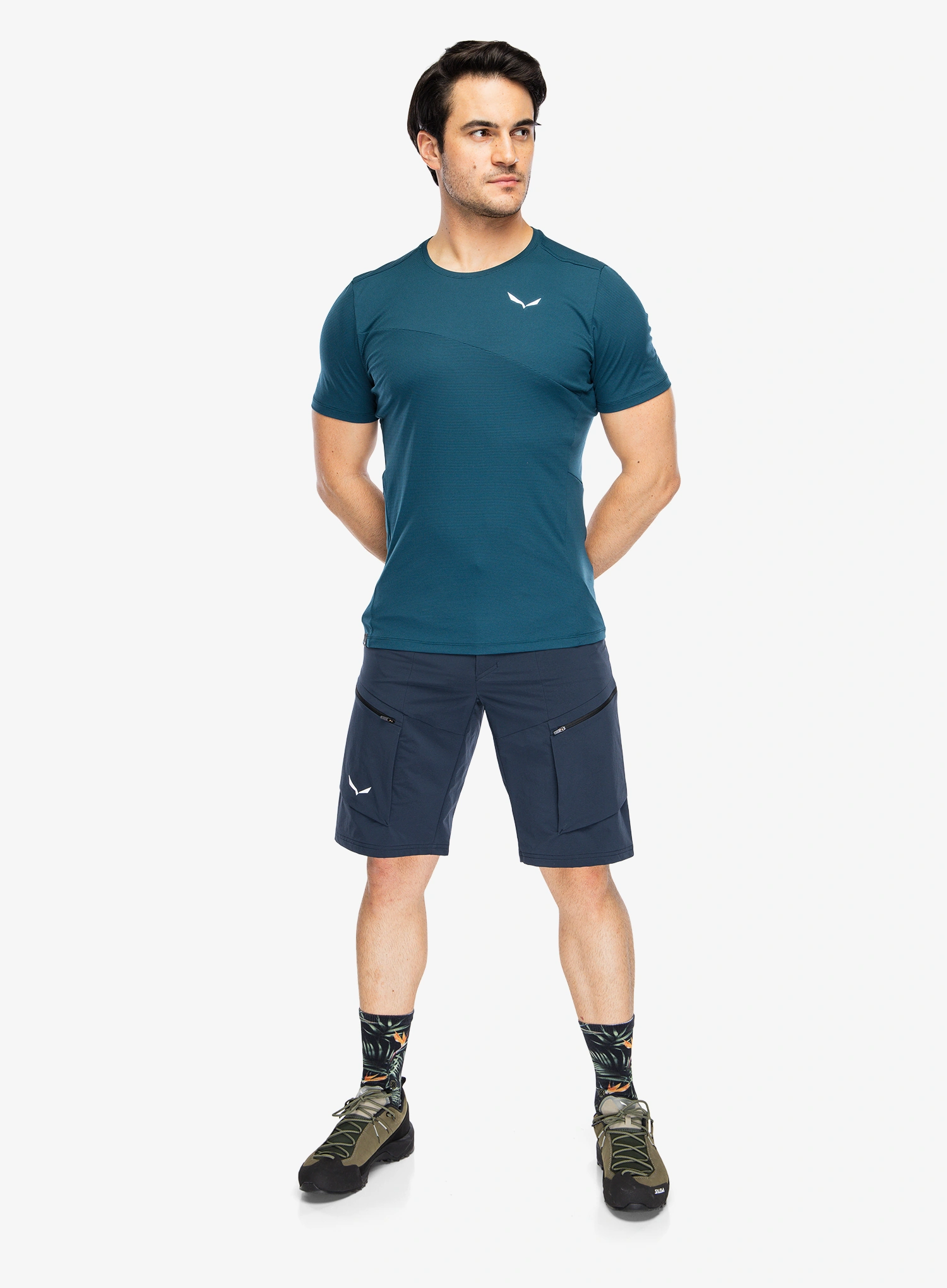 Brzosušeća majica Salewa Puez Sporty Dry T-Shirt - pond blue