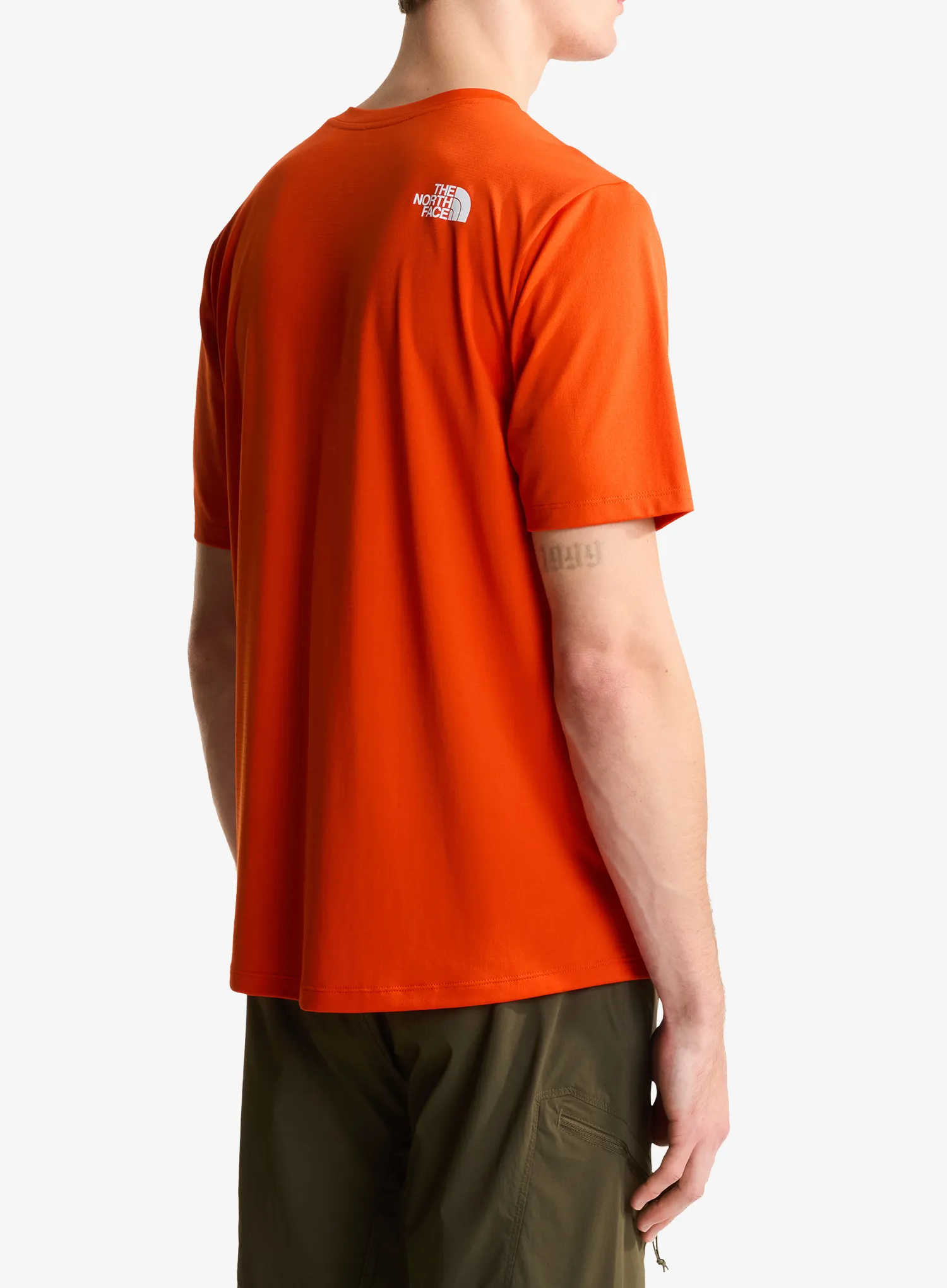 Brzosušeća majica The North Face 24/7 S/S Tee Logo Graphic - lava red
