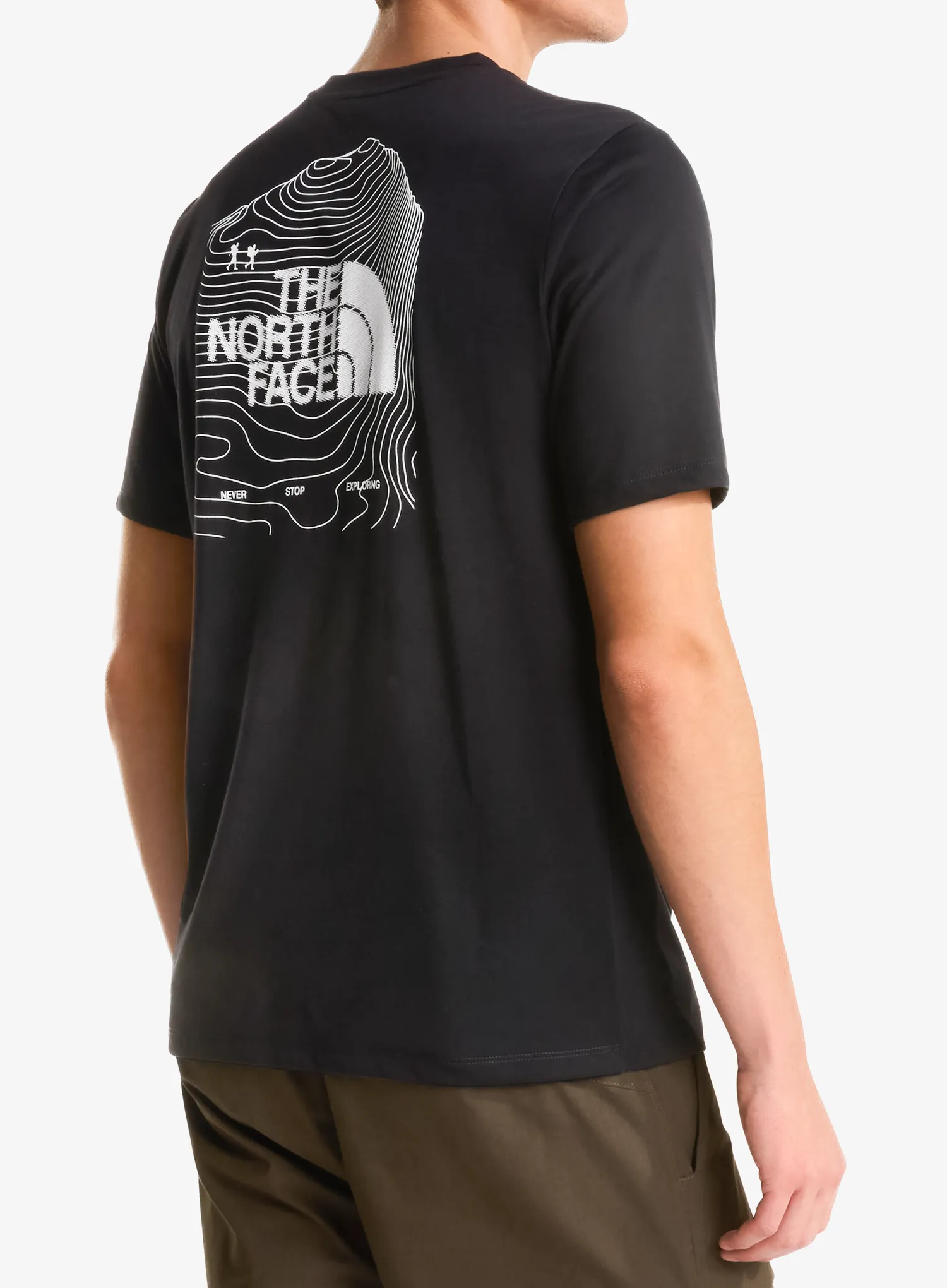 Brzosušeća majica The North Face Bitmap Logo Short Sleeves Tee - tnf black