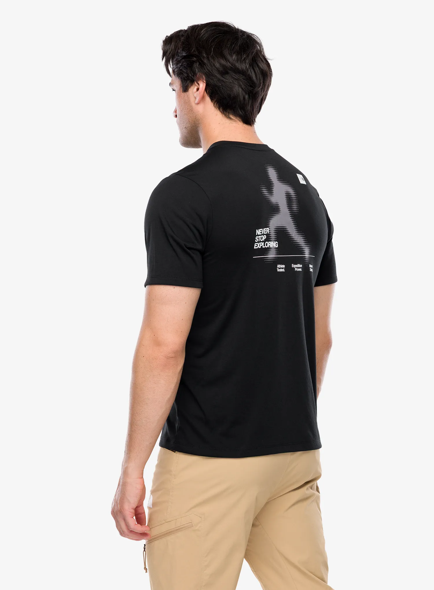 Brzosušeća majica The North Face Bitmap Silhouette Short Sleeves Tee - tnf black