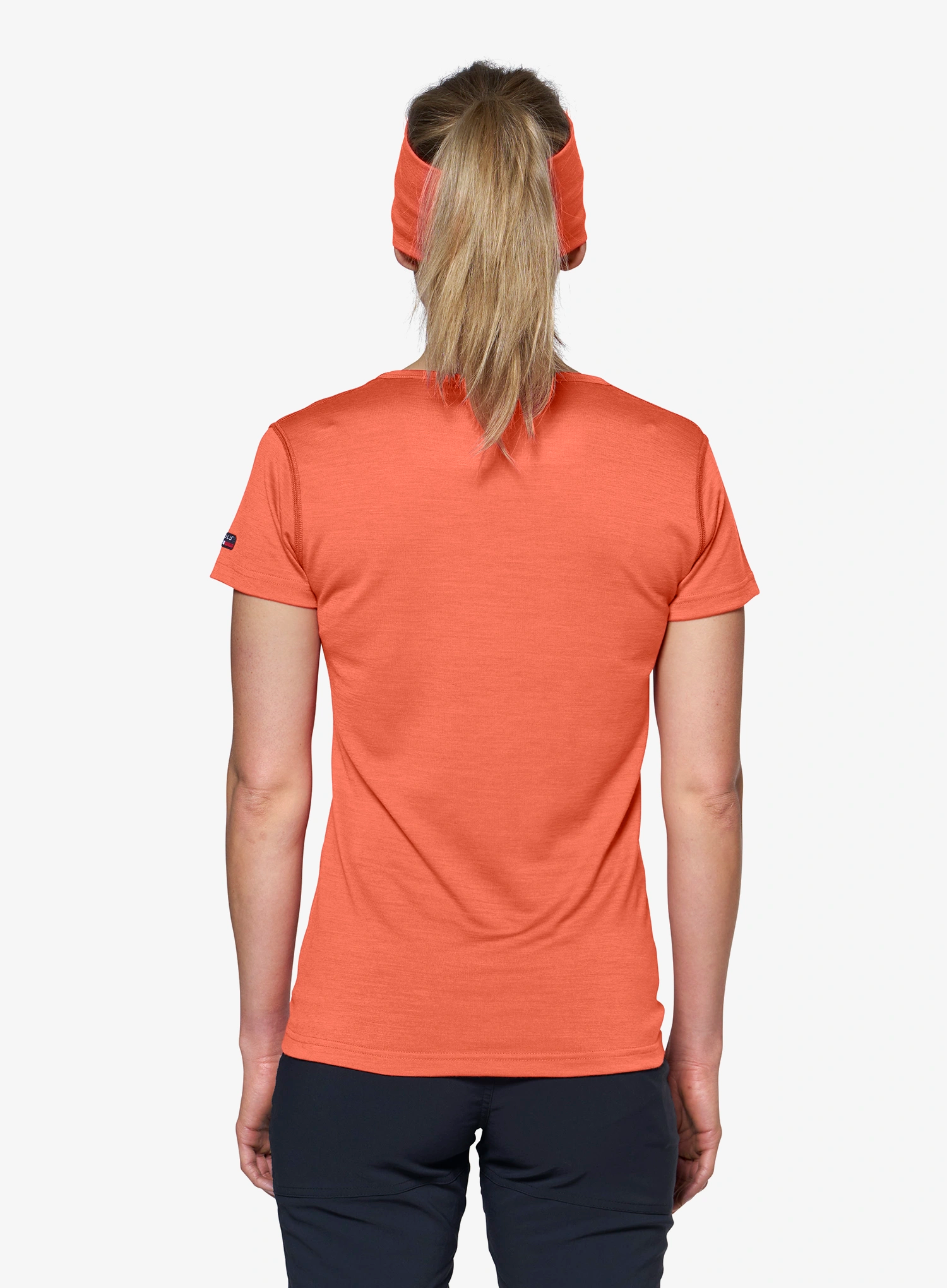 Ženska termoaktivna dukserica Devold Breeze Merino 150 T-Shirt - coral