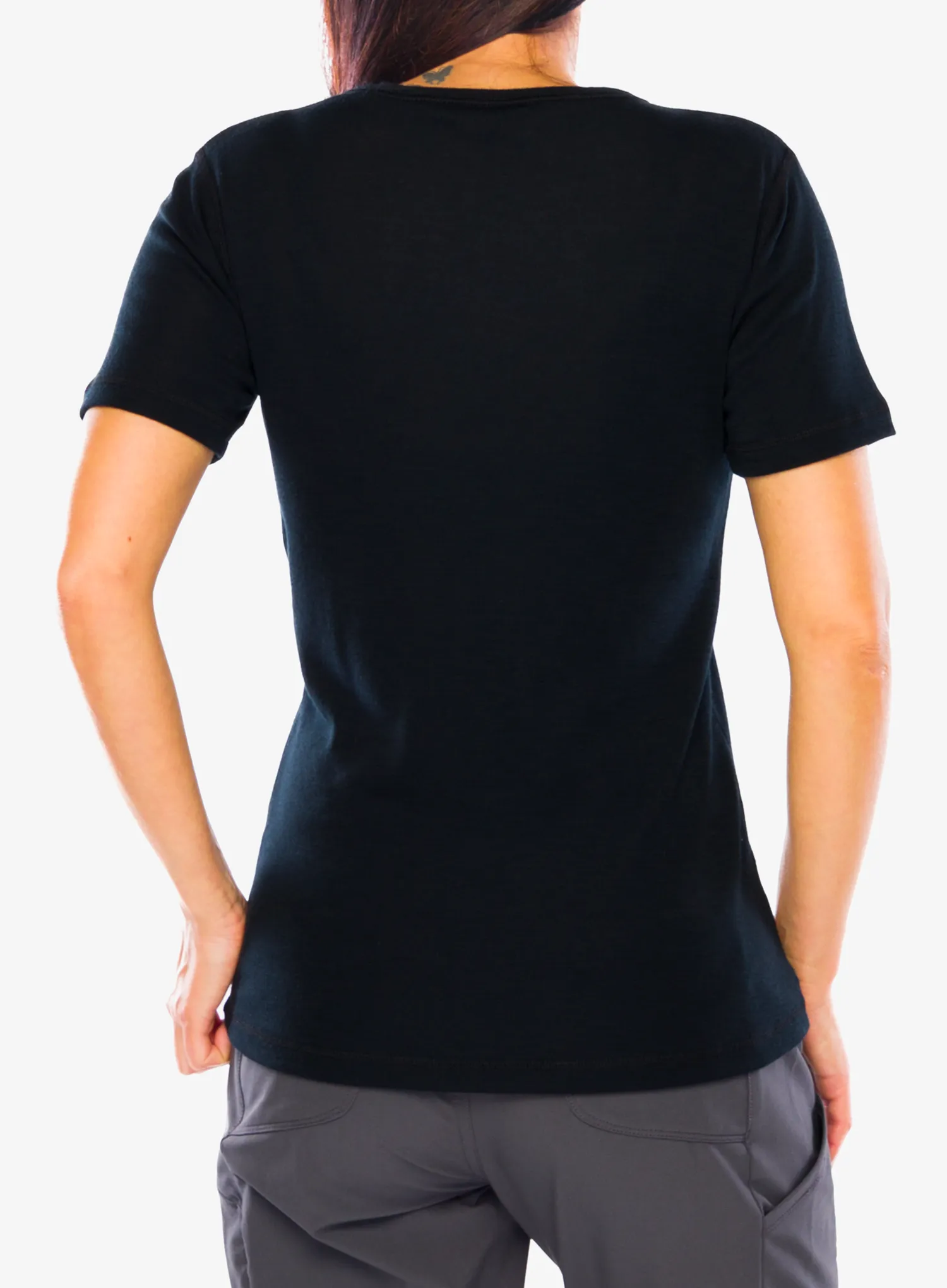 Ženska termoaktivna dukserica Dovre 100% Merino Wool - black