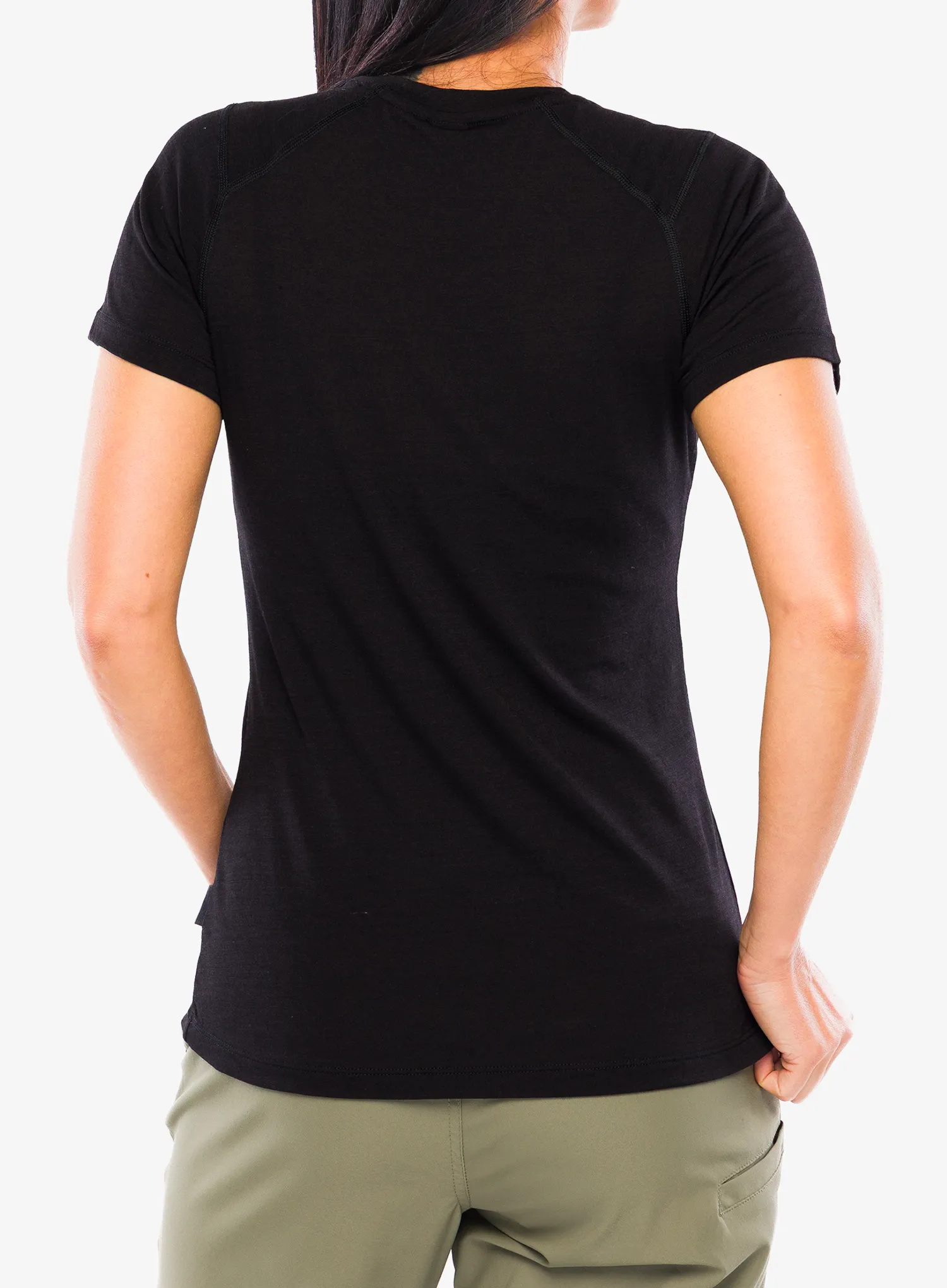Ženska termoaktivna dukserica Helly Hansen Durawool T-Shirt - black