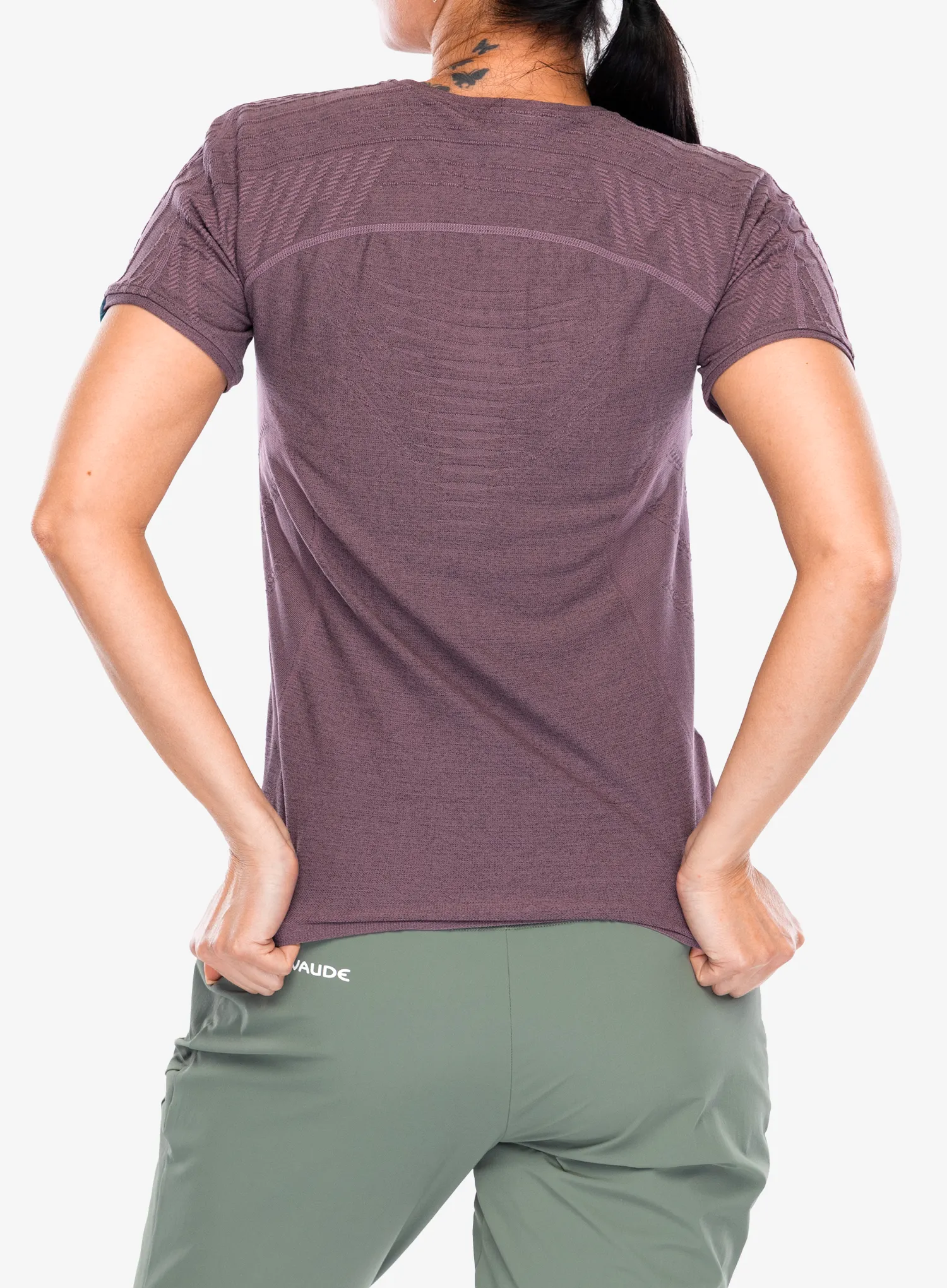 Ženska termoaktivna dukserica UYN Sparkcross Self Layer Ow Shirt SS - mauve