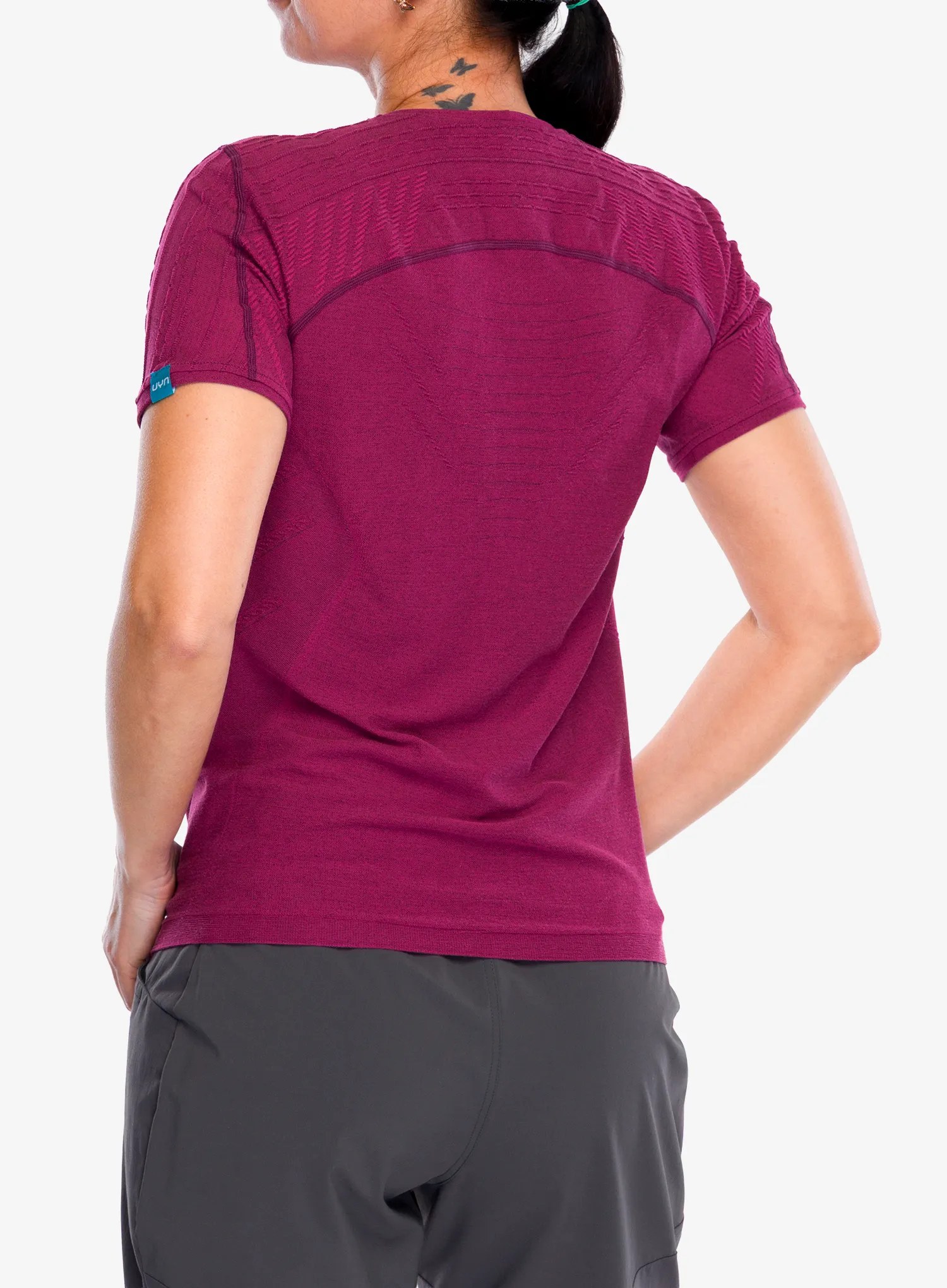 Ženska termoaktivna dukserica UYN Sparkcross Self Layer Ow Shirt SS - pink yarrow