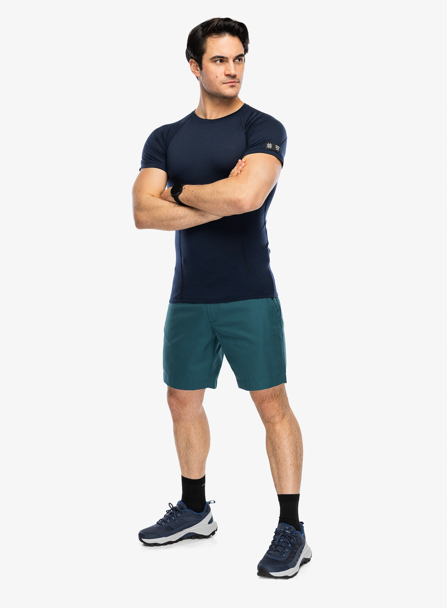 Termo majica Sensor Merino Active Tee S/S - deep blue