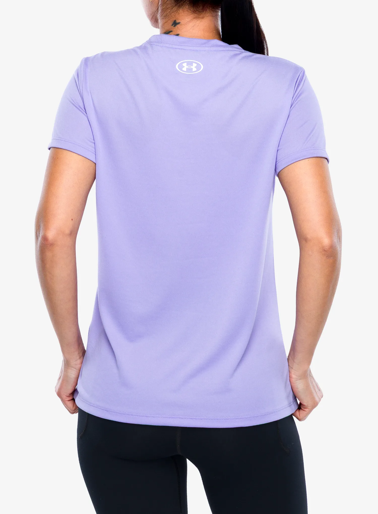 Ženska majica za trening Under Armour UA Tech SSV - transparent/white