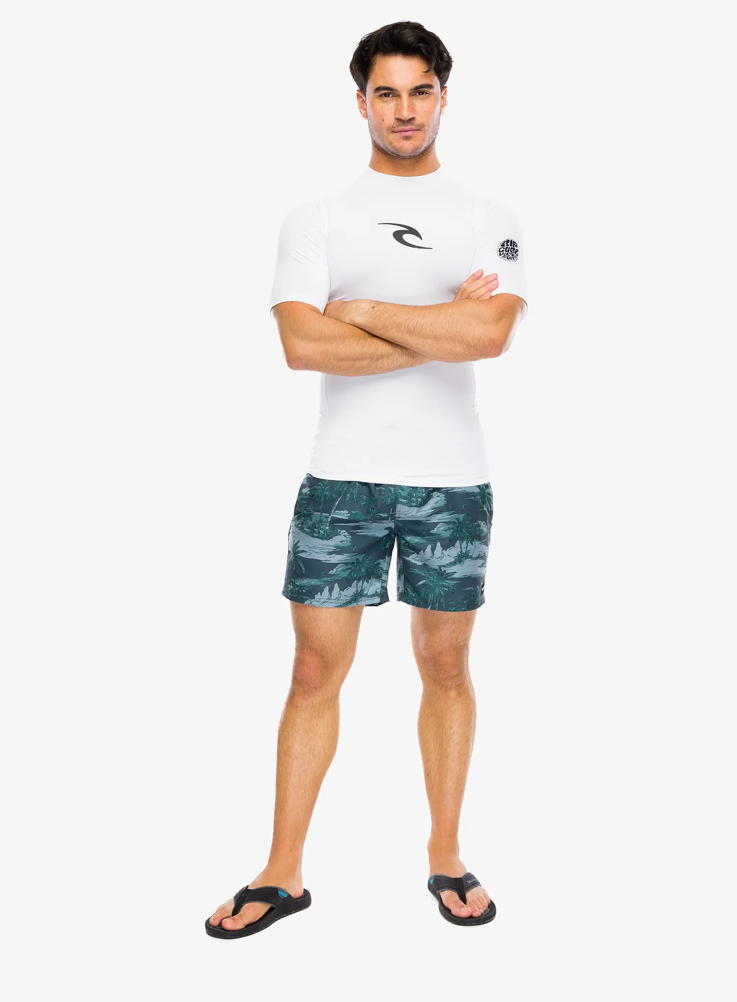UV majica Rip Curl Lycra Waves Upf Perf S/S - white