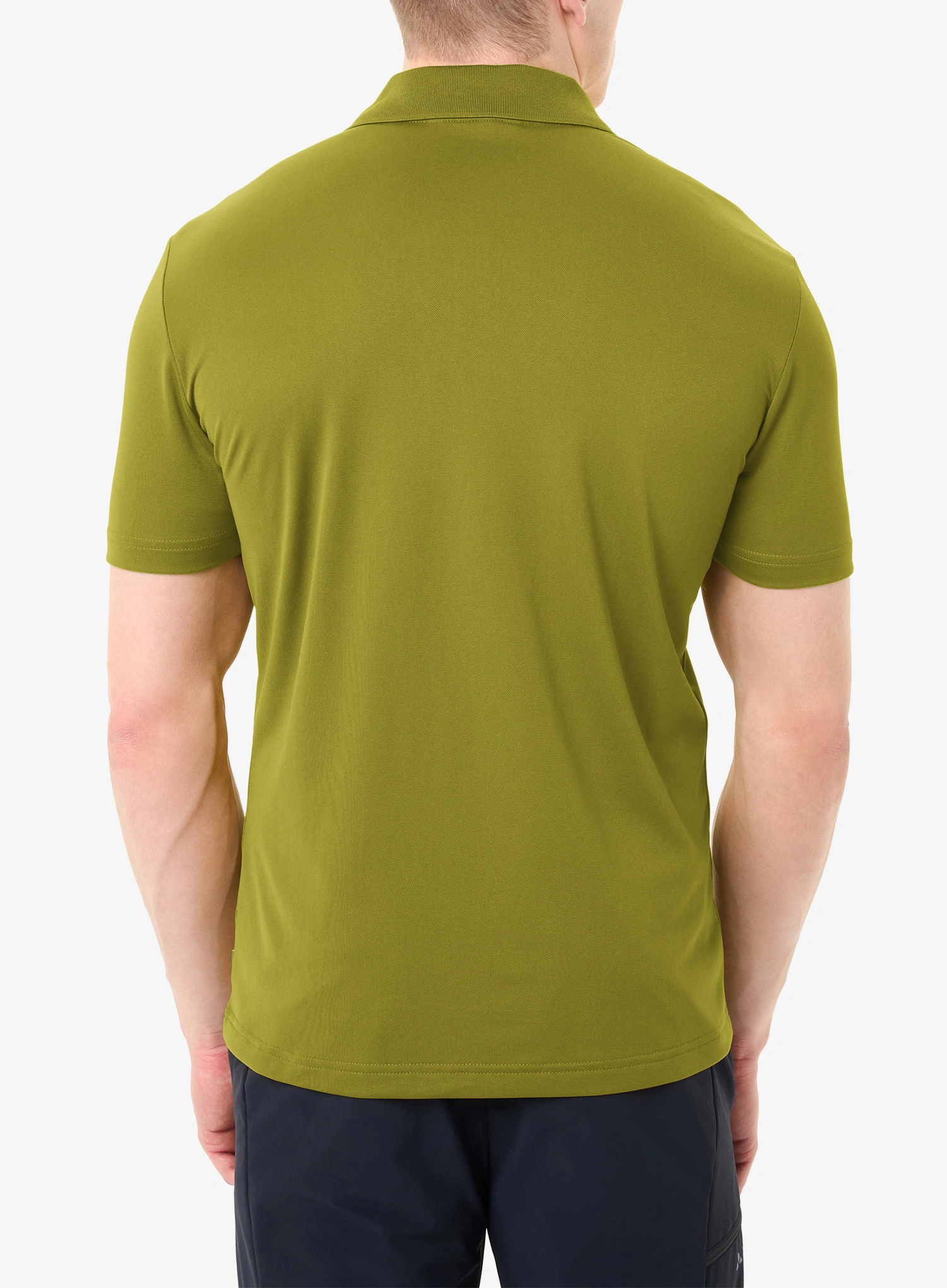 Majica Vaude Essential Polo Shirt - dark leaf