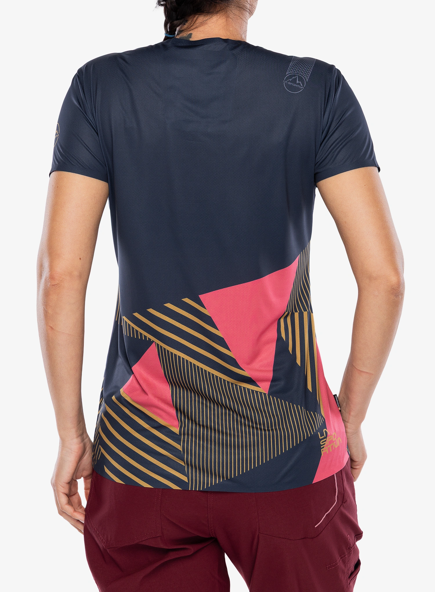 Ženska penjačka majica La Sportiva Comp T-Shirt - night sky/rosebay