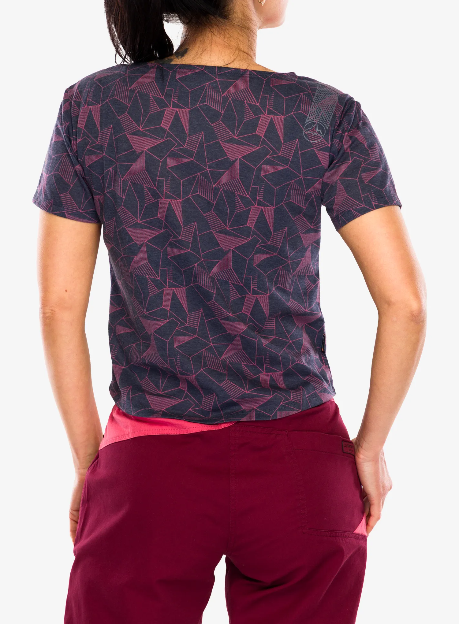 Ženska penjačka majica La Sportiva Dimension T-Shirt - night sky/rosebay