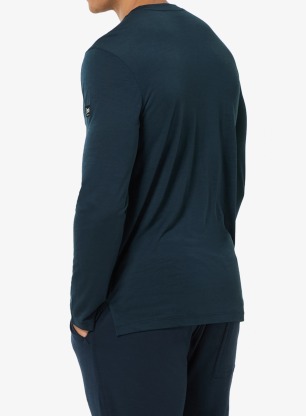 Majica dugih rukava Super.natural HZSG Haute Route LS - blueberry/various