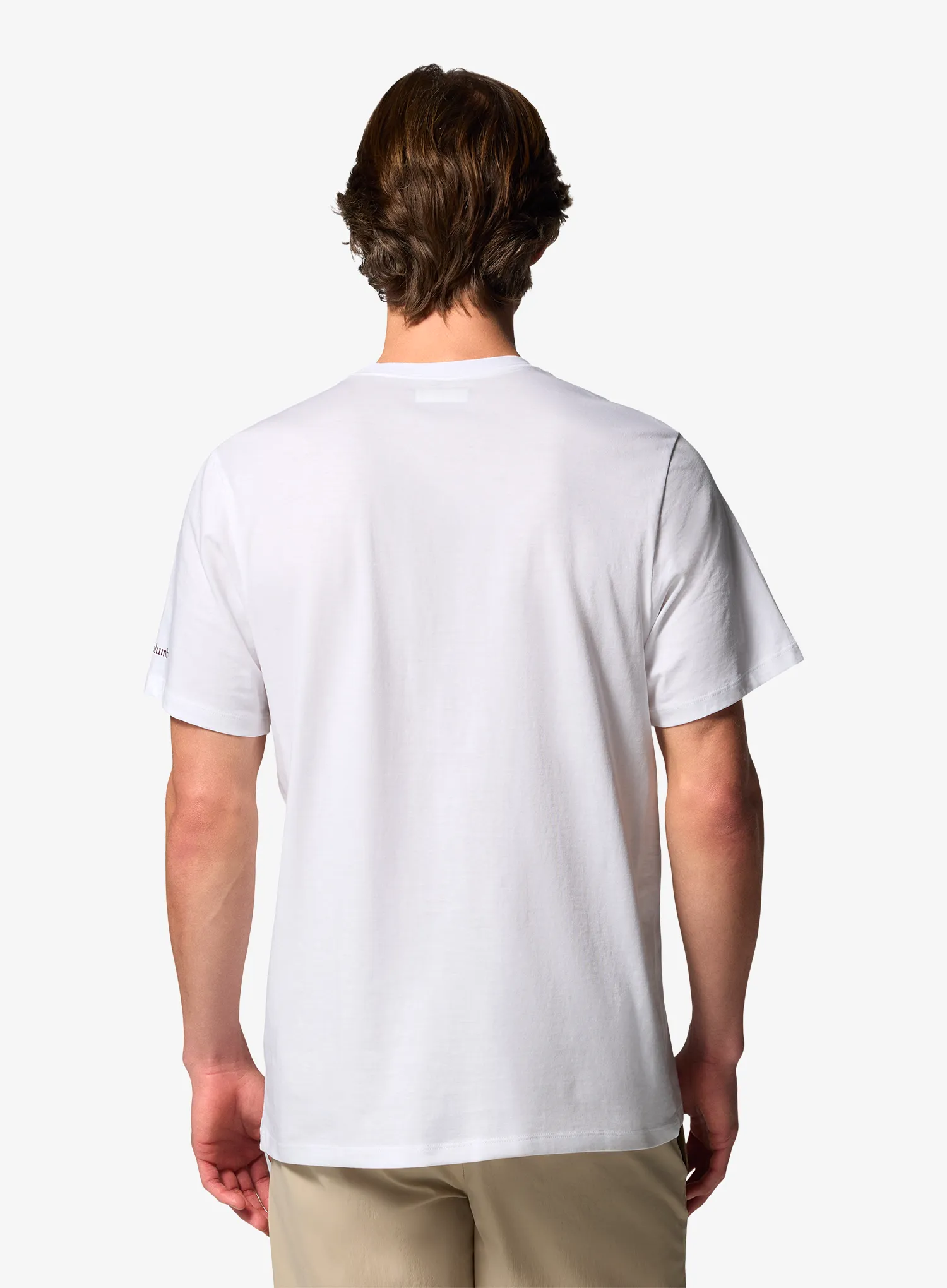 Majica s tiskom Columbia CSC Seasonal Graphic Tee - white/heavenly stacked gem