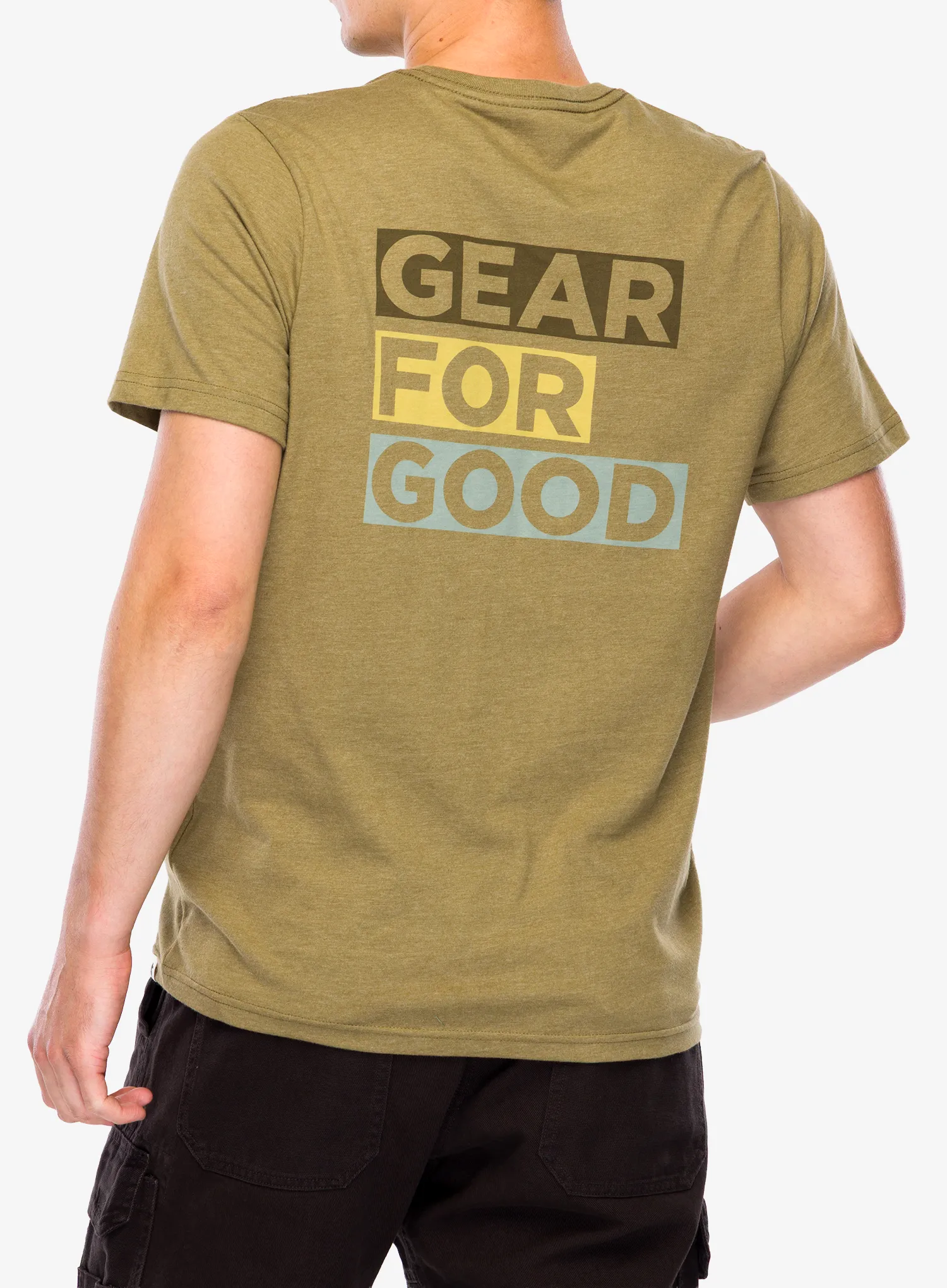 Majica s tiskom Cotopaxi Gear For Good Stripes T-Shirt - moss