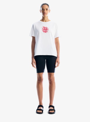 Ženska majica s tiskom Berghaus Sketched Blocks Essential Tee Af - pure white