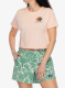 Ženska majica s tiskom Black Diamond Faded Crop SS Tee - alpine sunrise