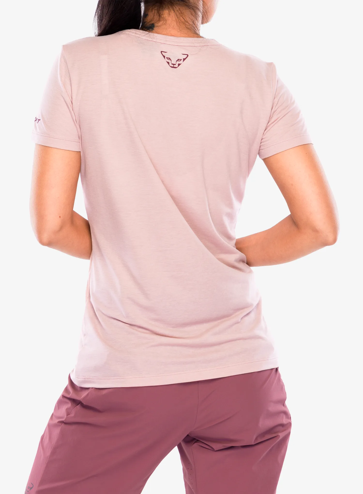 Ženska majica s tiskom Dynafit Transalper Graphic S/S Tee - pale rose