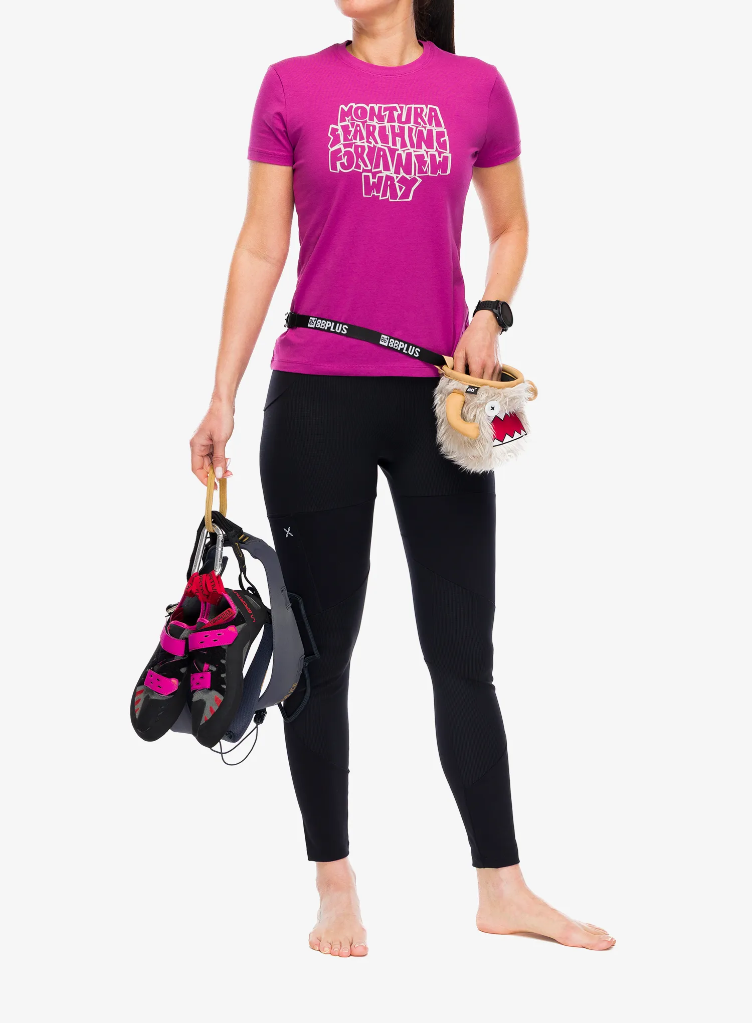 Ženska majica s tiskom Montura Knots T-Shirt - baton rouge