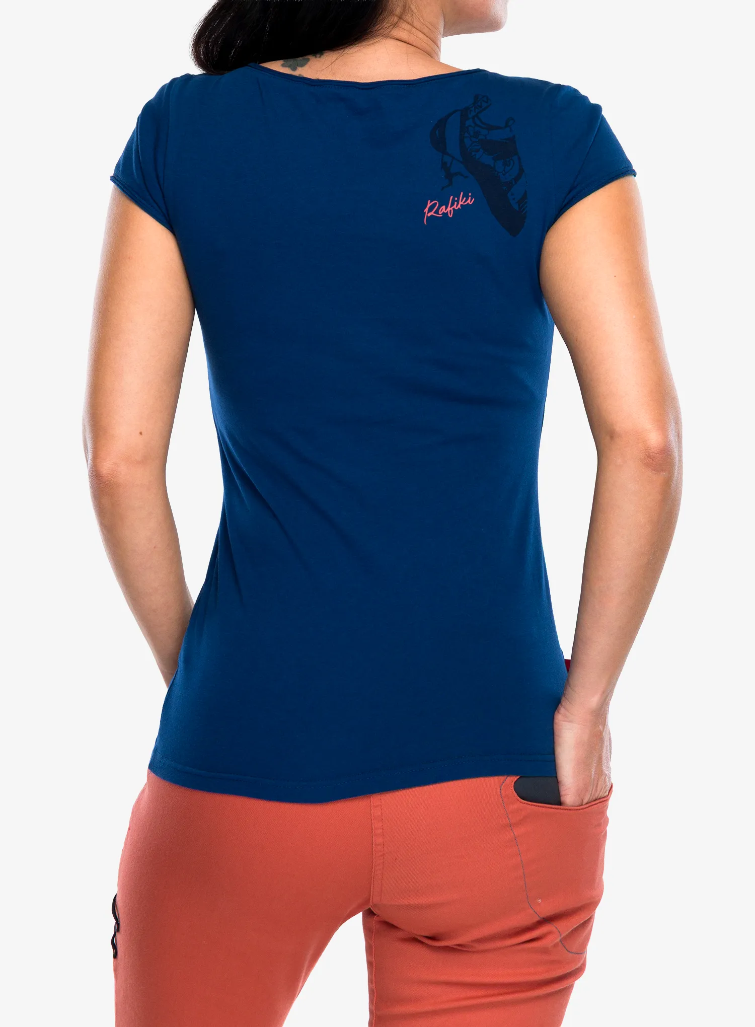 Ženska majica s tiskom Rafiki Jay - ensign blue II