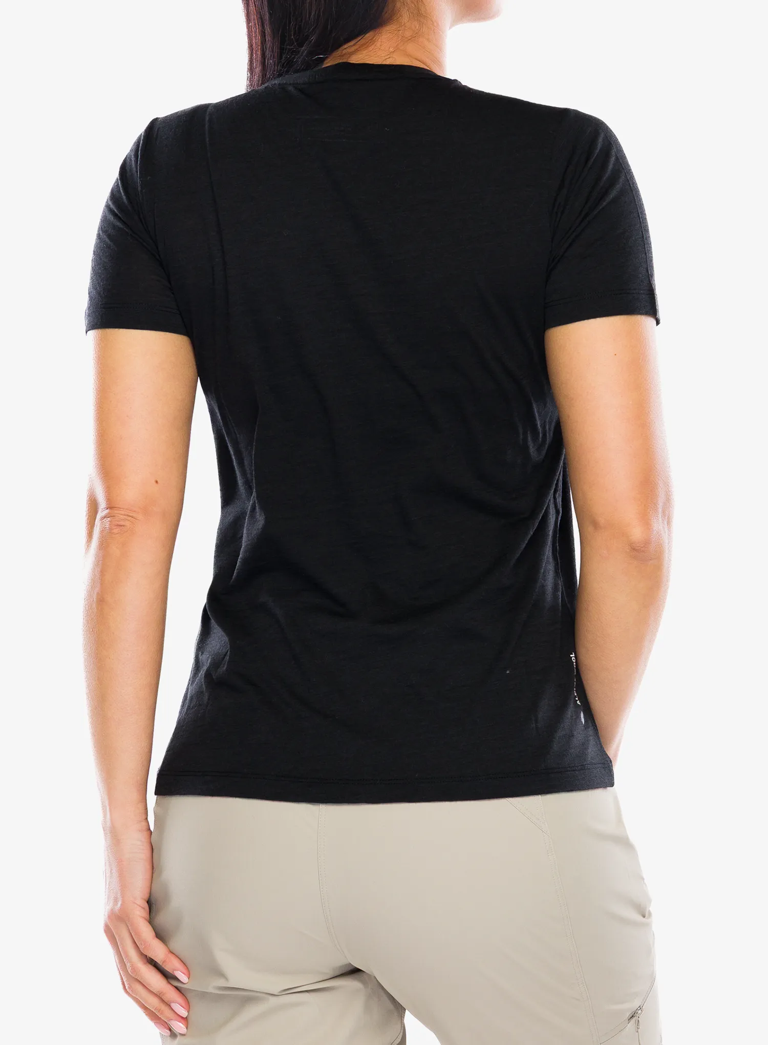 Ženska majica s tiskom Salewa Eagle Dotted Mtn Am T-Shirt - black out