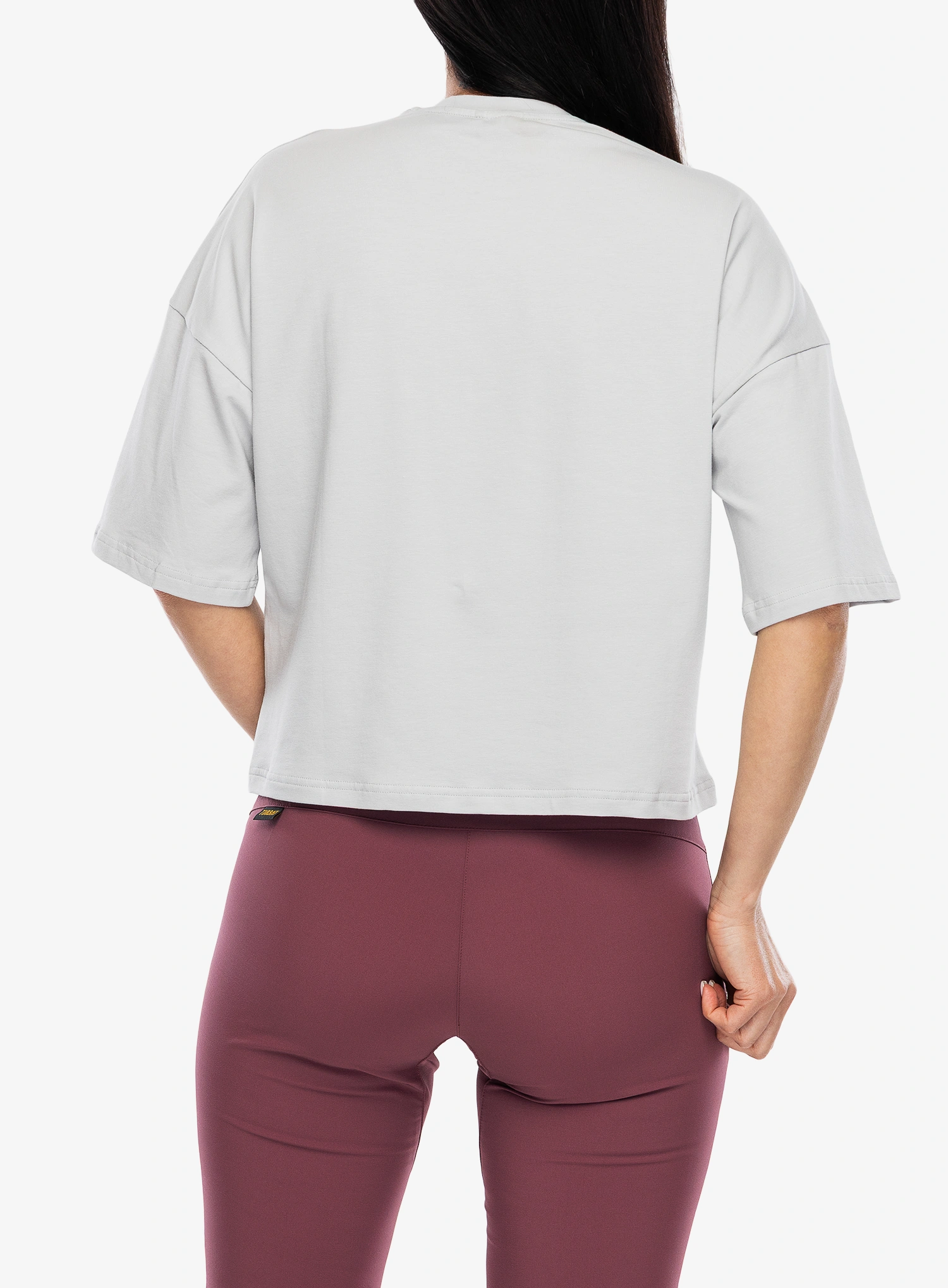 Ženska majica s tiskom Turbat Steppe Flowers T-Shirt - glacier gray