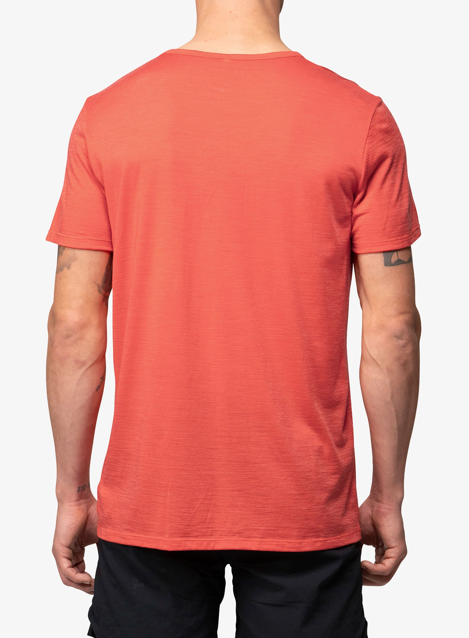Majica s tiskom Devold Active Outline Tee - cayenne