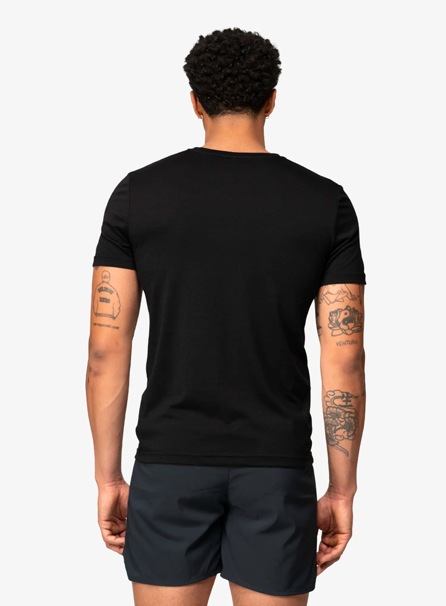 Majica s tiskom Devold Classic Triple Tee - black