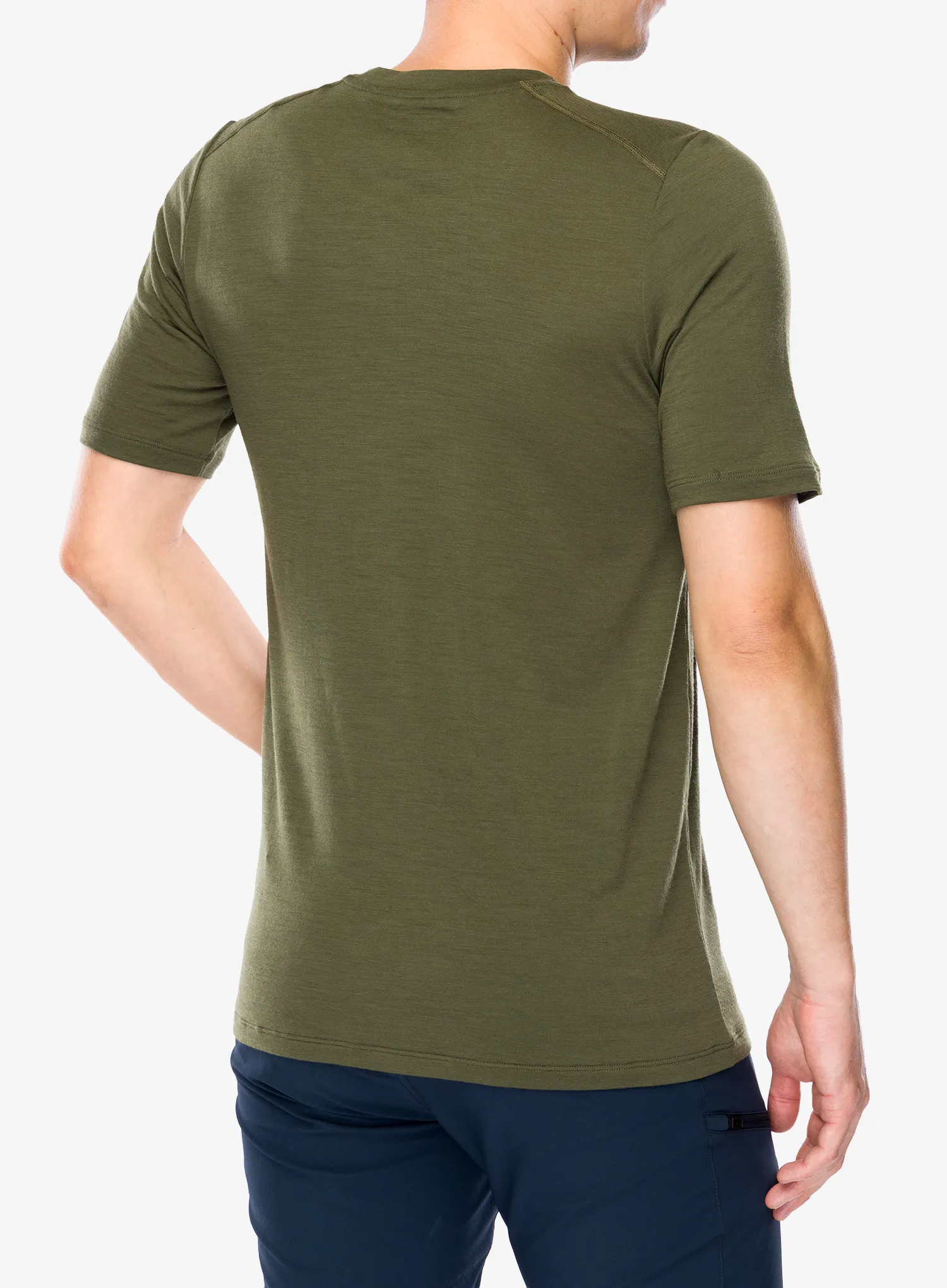 Majica s tiskom Fjallraven Abisko Wool Classic SS - laurel green