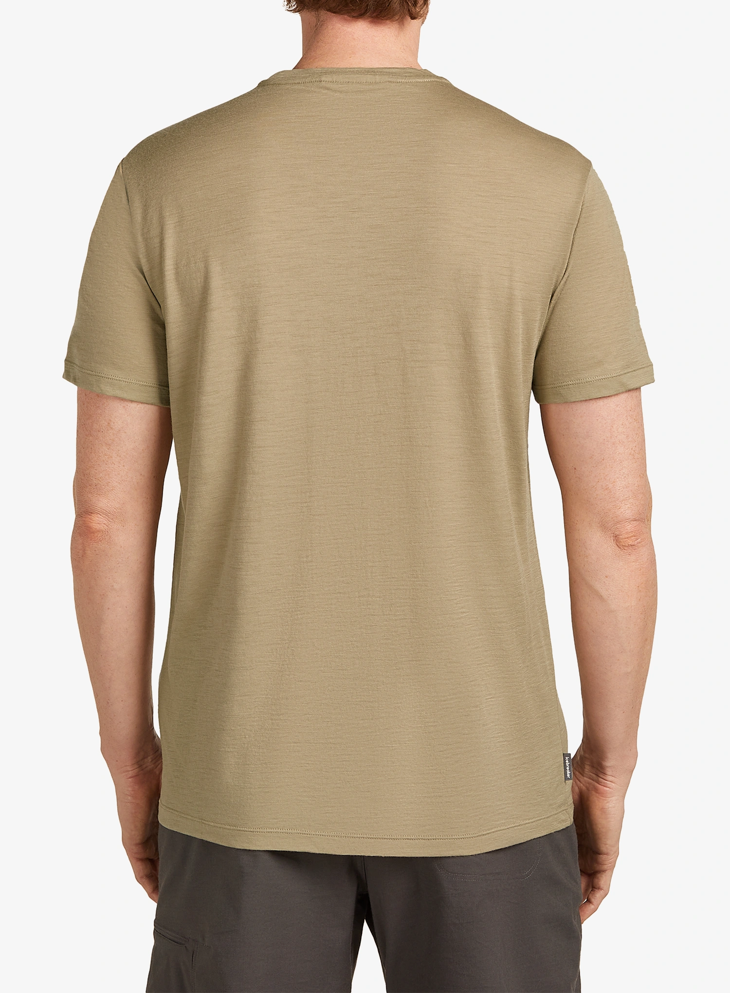 Majica s tiskom Icebreaker Merino 150 Tech Lite SS Tee Ruapehu Round - flagstone