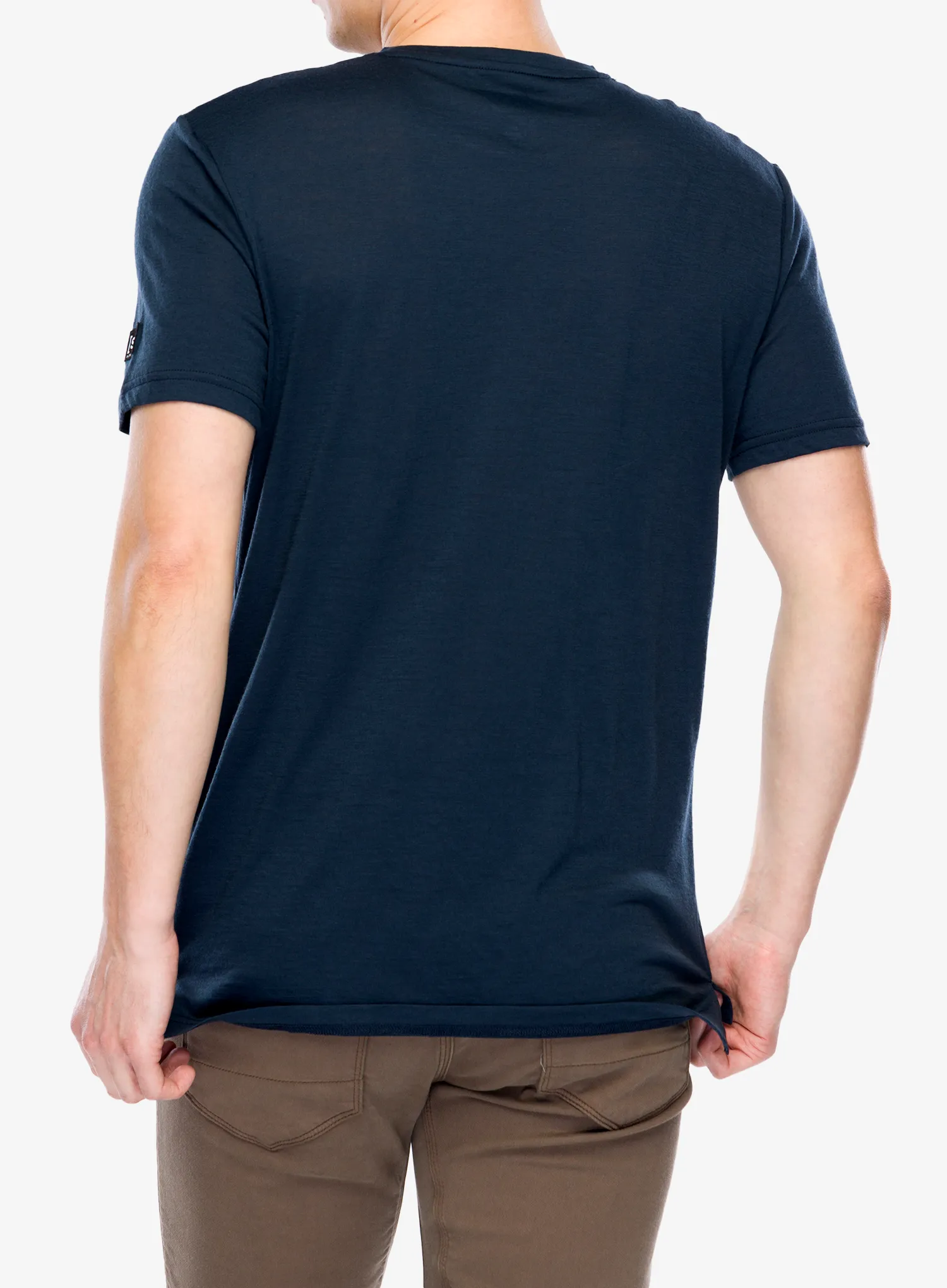 Majica s tiskom Super.natural Better Bike Tee - blueberry/vapor grey