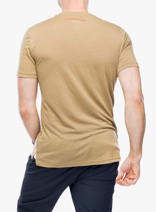 Majica s tiskom Super.natural Bikepacking Tee - oak/various