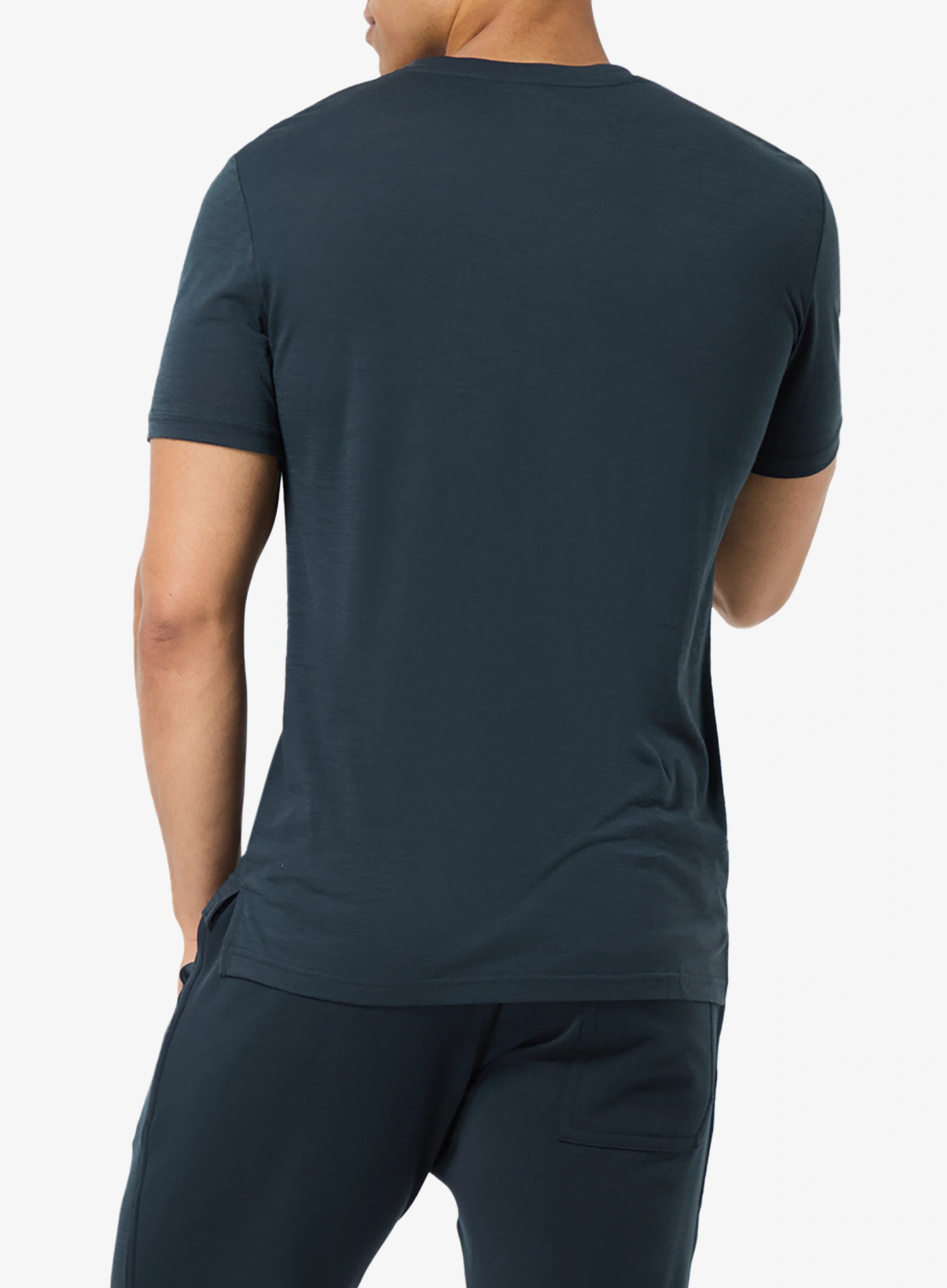 Majica s tiskom Super.natural Hiking Tee - blueberry/feather grey