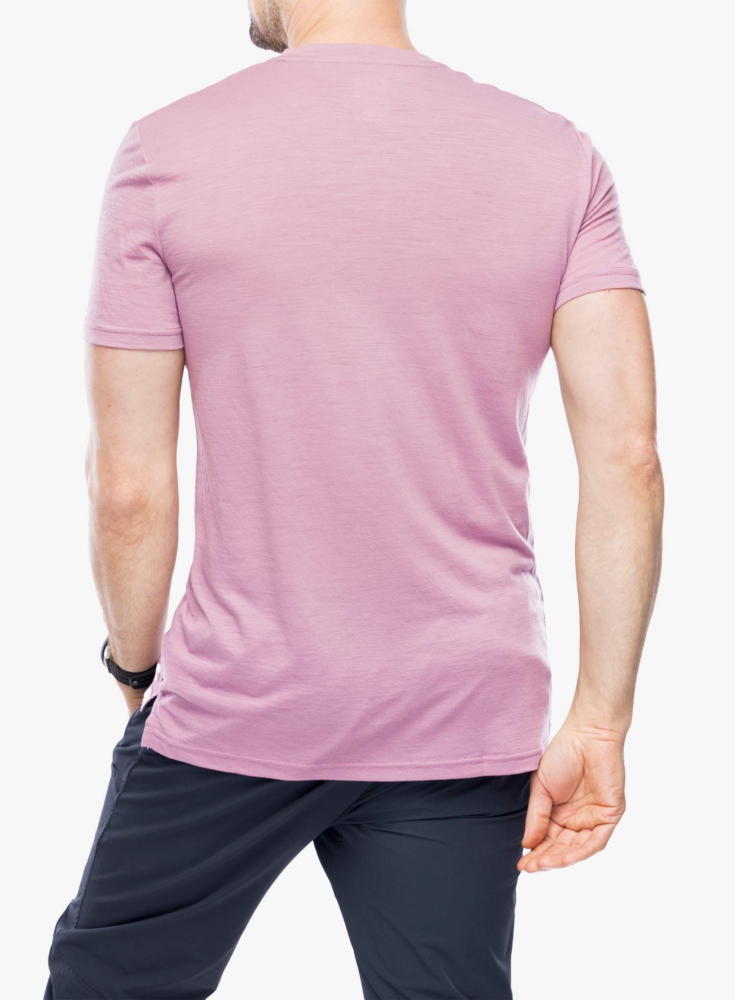 Majica s tiskom Super.natural Landi Tee - orchid/night shadow blue
