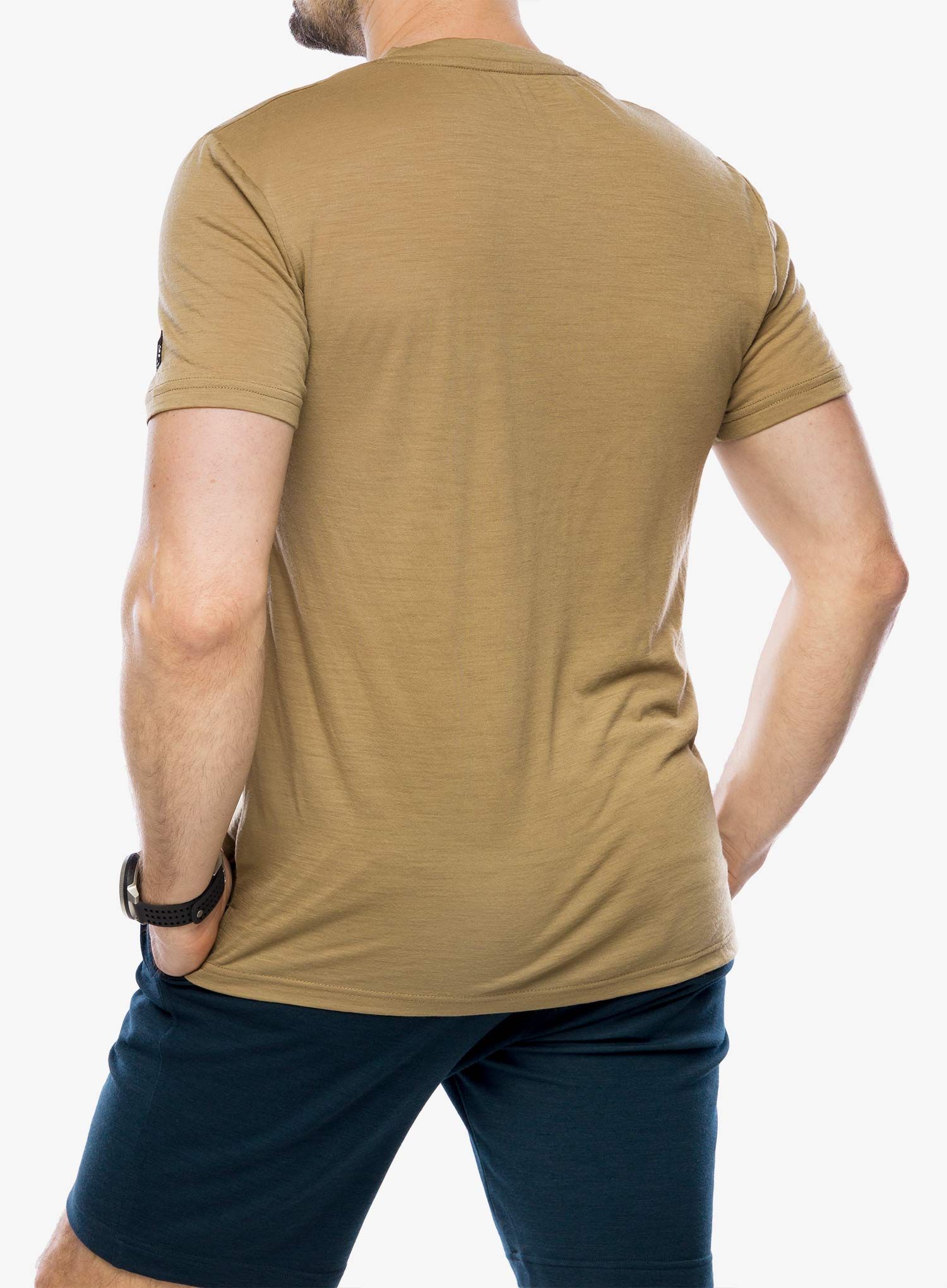 Majica s tiskom Super.natural Sn Sailor Tee - oak/jet black/dried sage