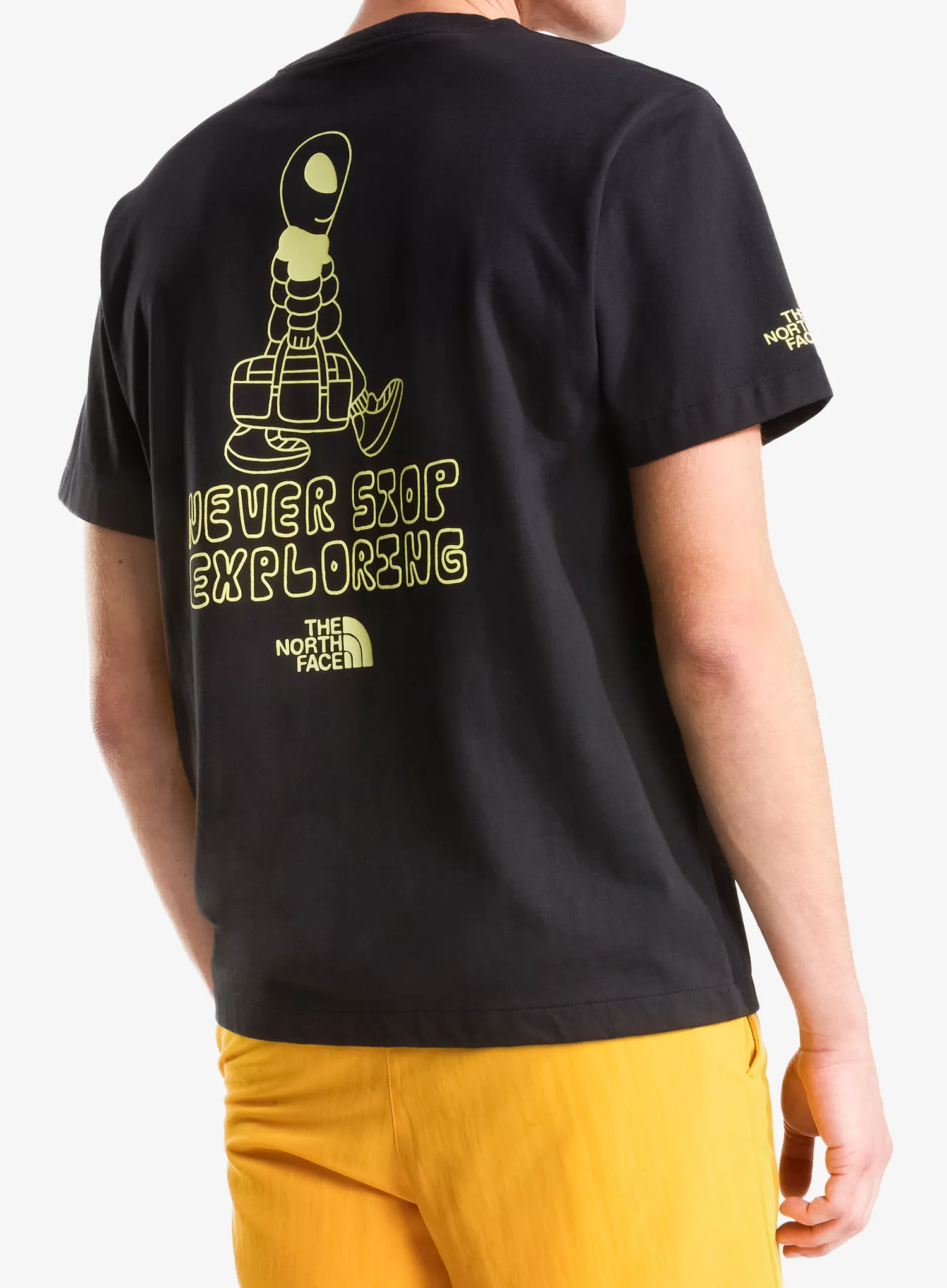 Majica s tiskom The North Face Alien  Relaxed Short Sleeve Tee - tnf black