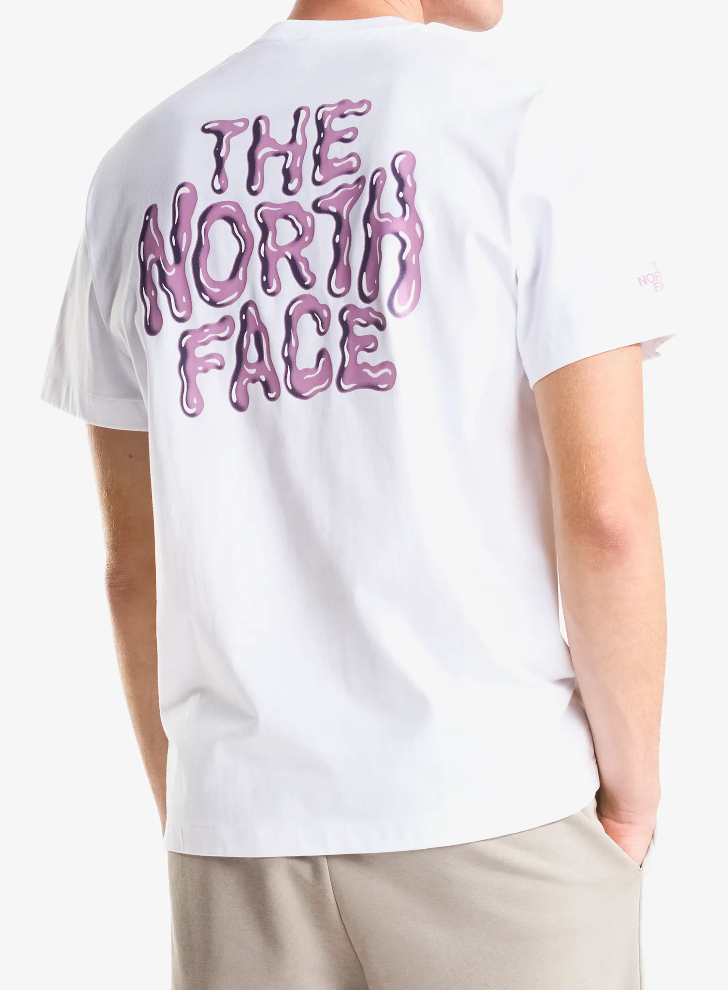 Majica s tiskom The North Face Drip Logo Relaxed Short Sleeve Tee - tnf white