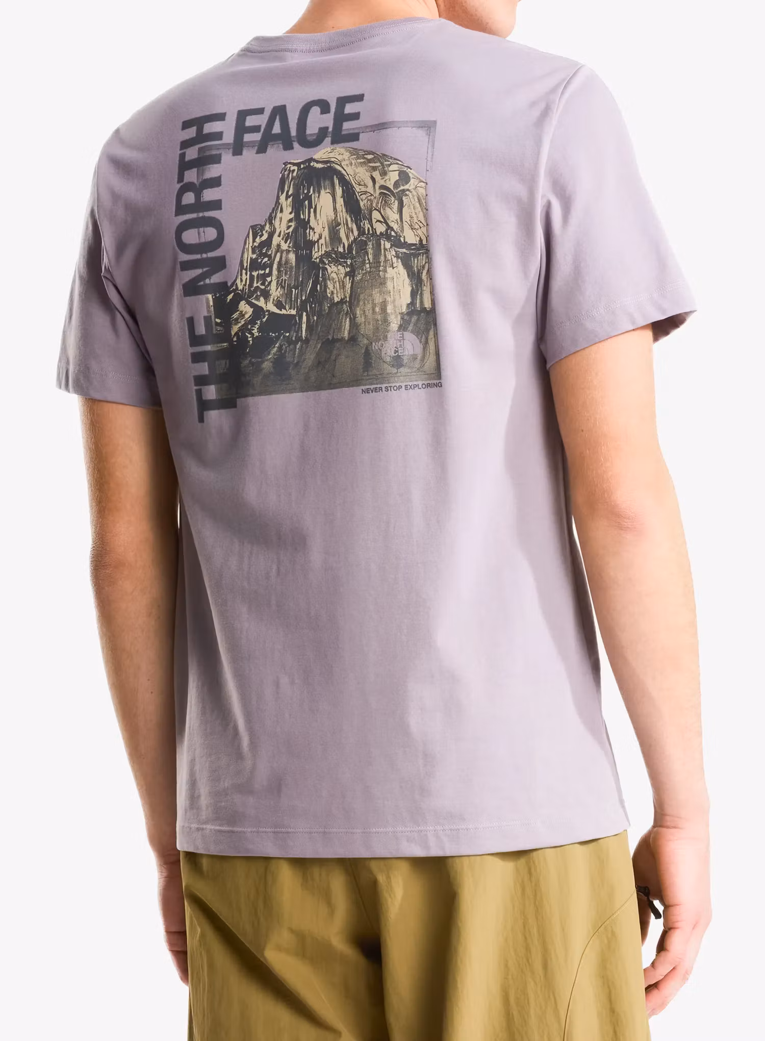 Majica s tiskom The North Face Half Dome Photo Reg SS Tee - transcendent