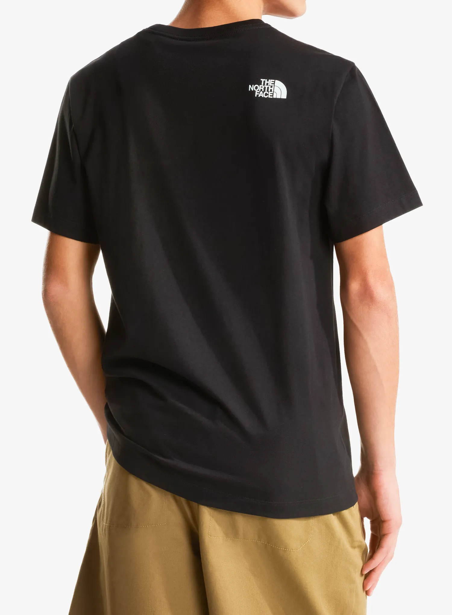 Majica s tiskom The North Face Mountain Line Regular SS Tee - tnf black